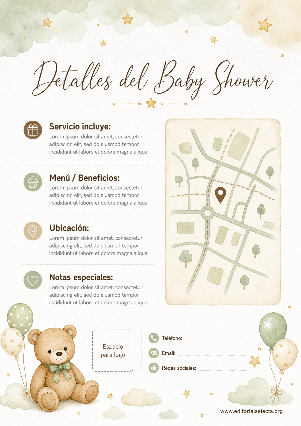Invitación · Baby Shower (Frente) 2