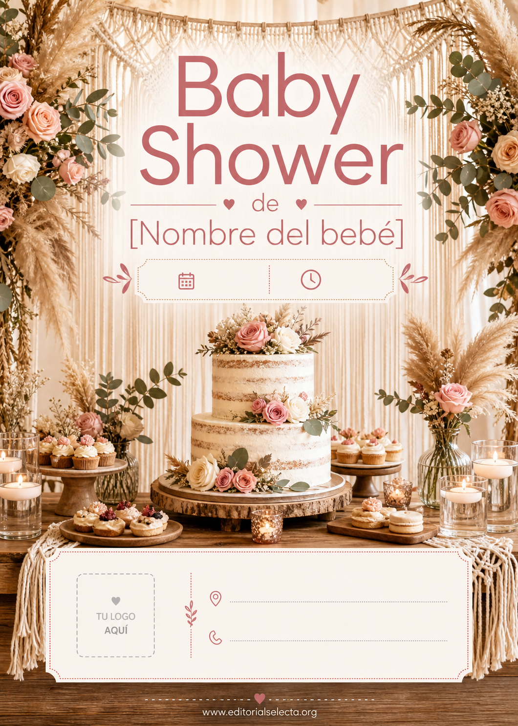 Invitación · Baby Shower (Frente)