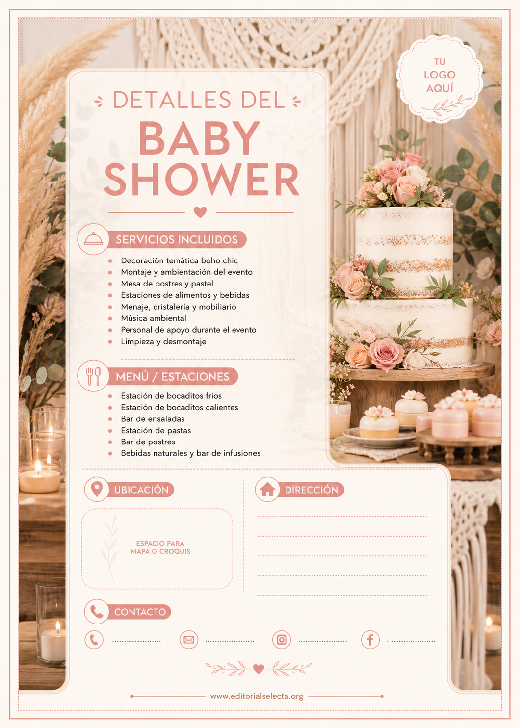 Invitación · Baby Shower (Frente) 2