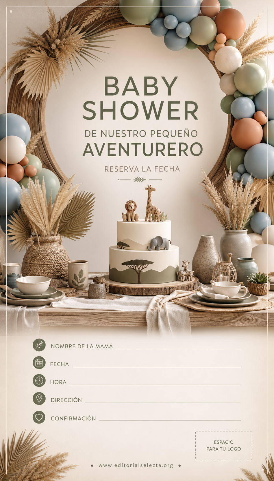 Invitación · Baby Shower (Frente)