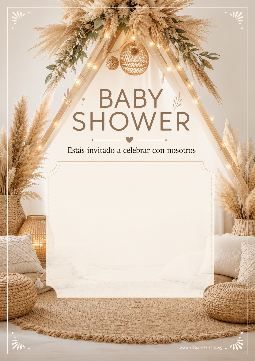 Invitación · Baby Shower (Frente)