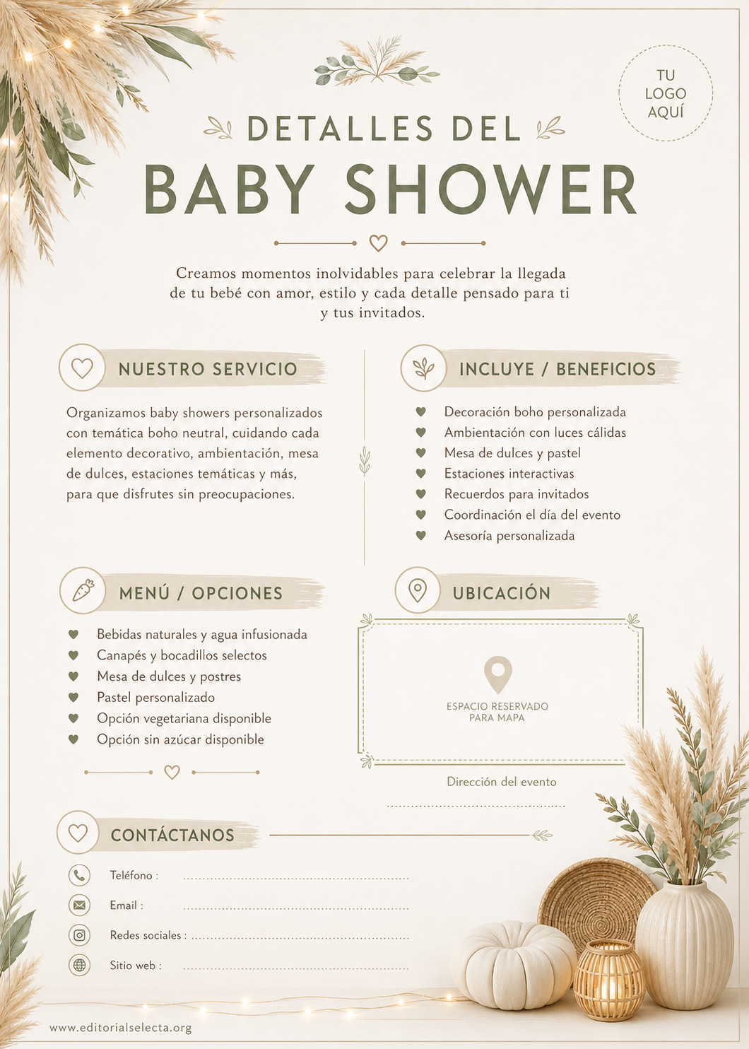 Invitación · Baby Shower (Frente) 2