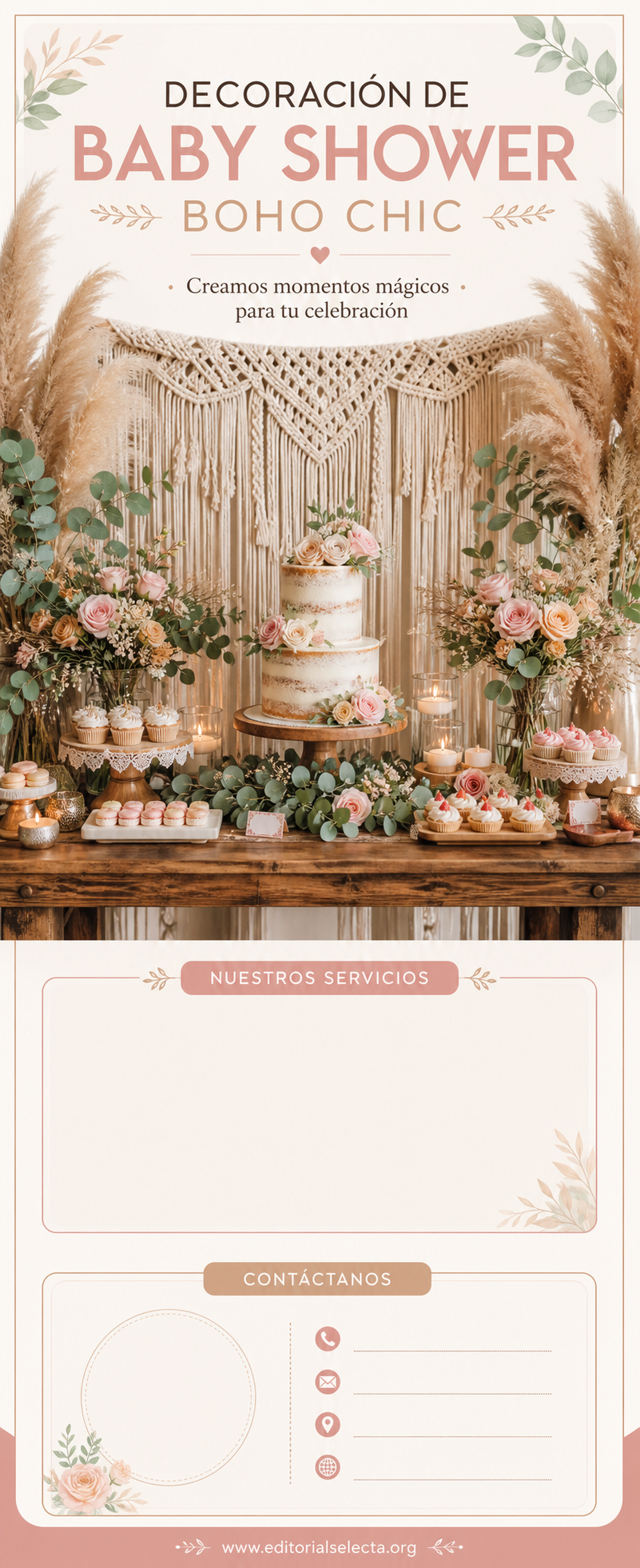 Banner Retráctil (Roll-Up) · Baby Shower