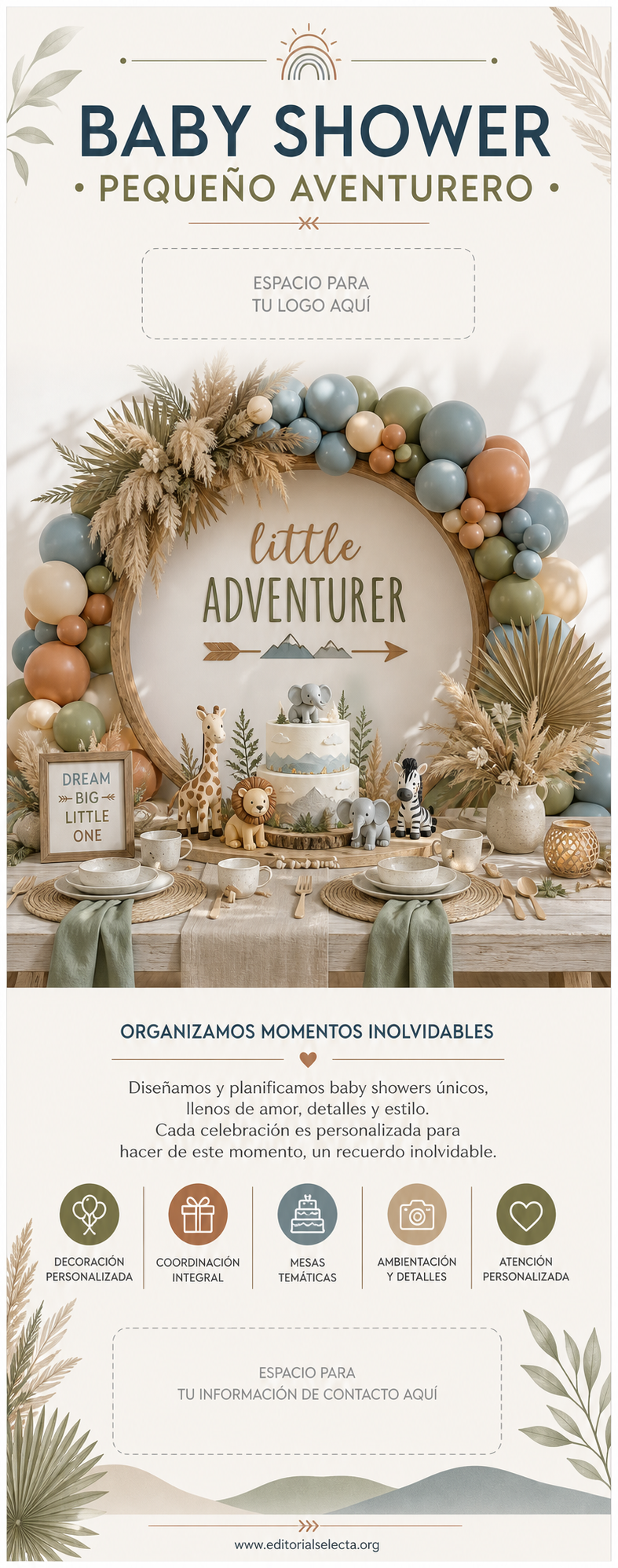 Banner Retráctil (Roll-Up) · Baby Shower