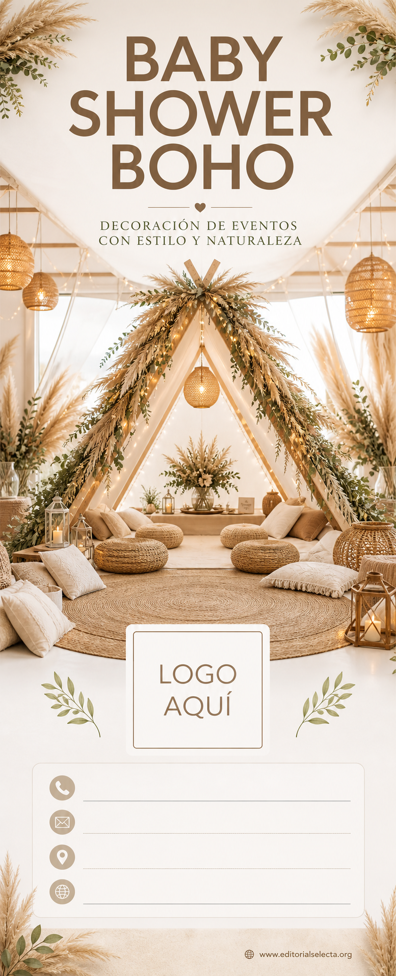 Banner Retráctil (Roll-Up) · Baby Shower
