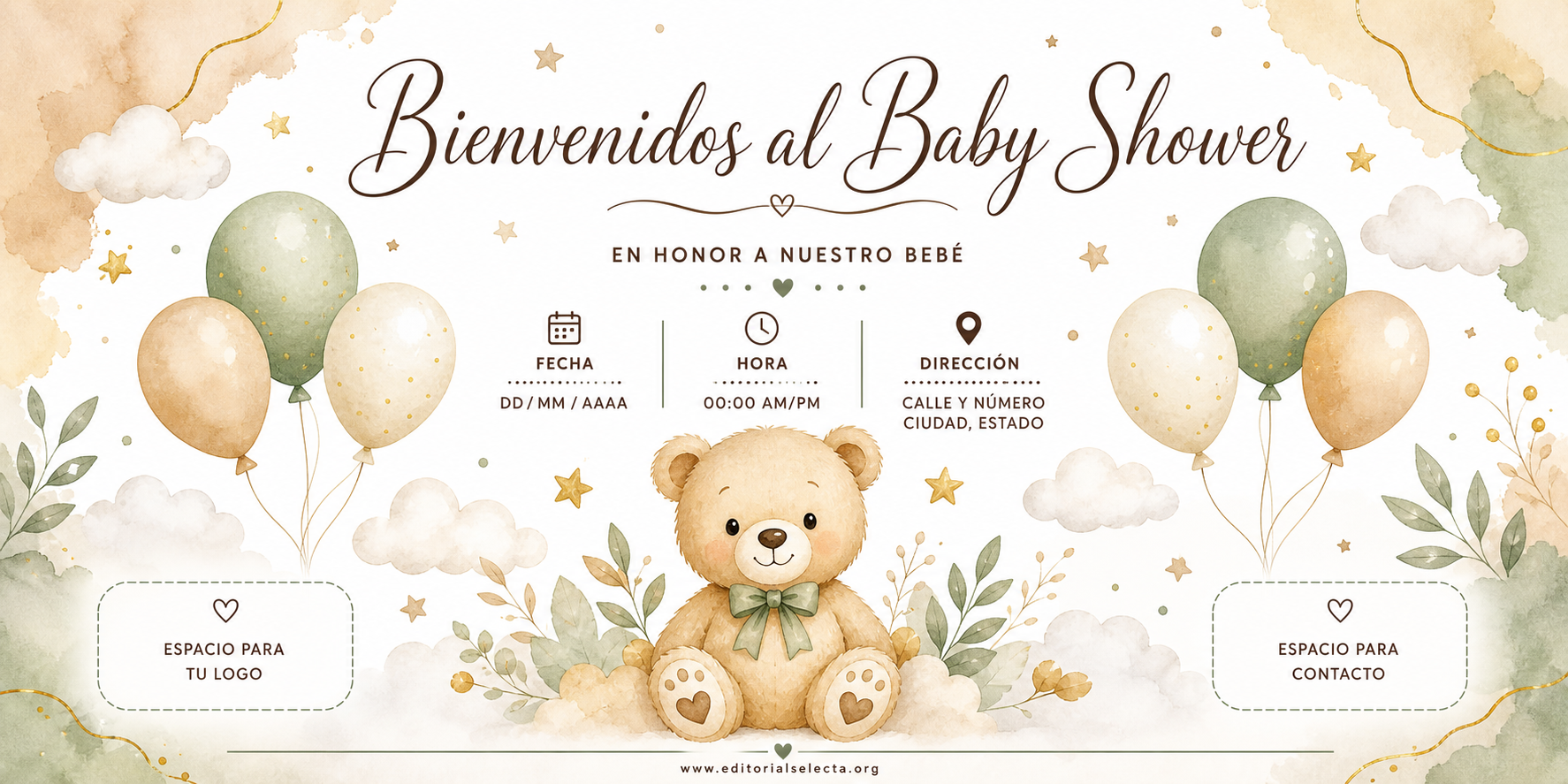 Banner Vinyl · Baby Shower 3' x 6'