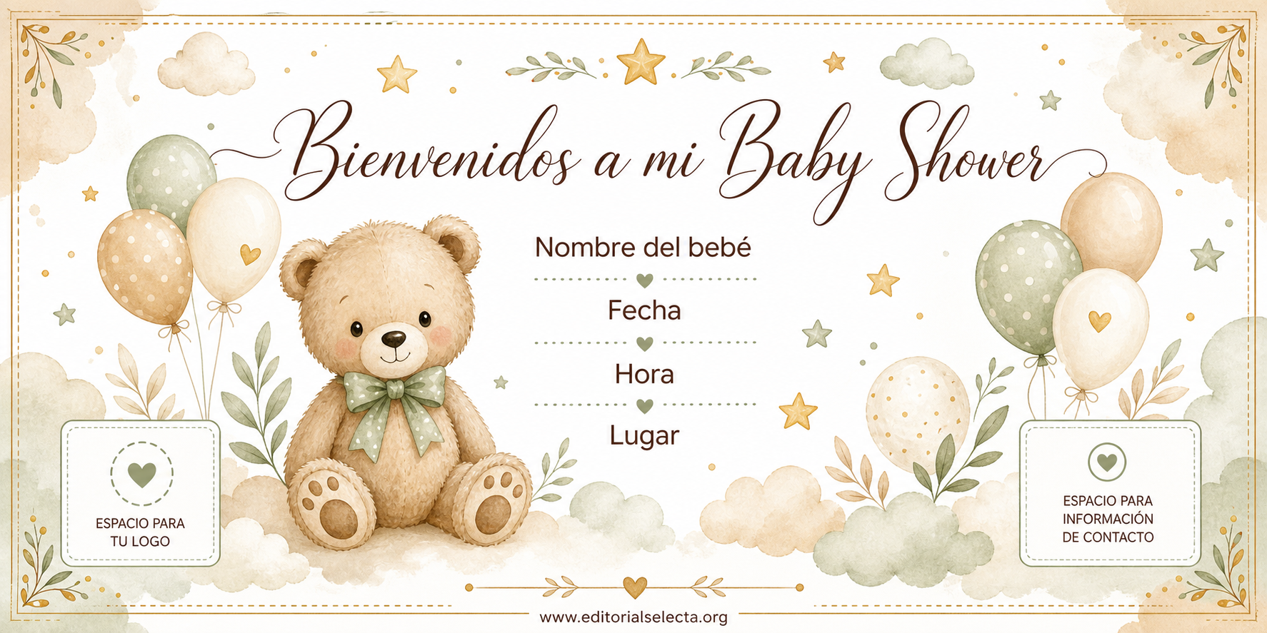 Banner Vinyl · Baby Shower 3' x 8'