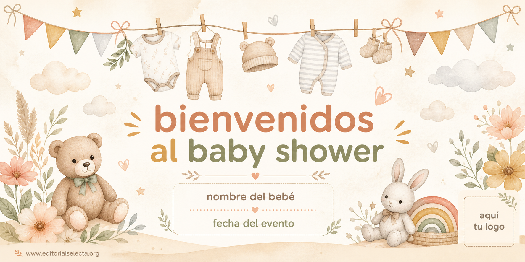 Banner Vinyl · Baby Shower 3' x 6'