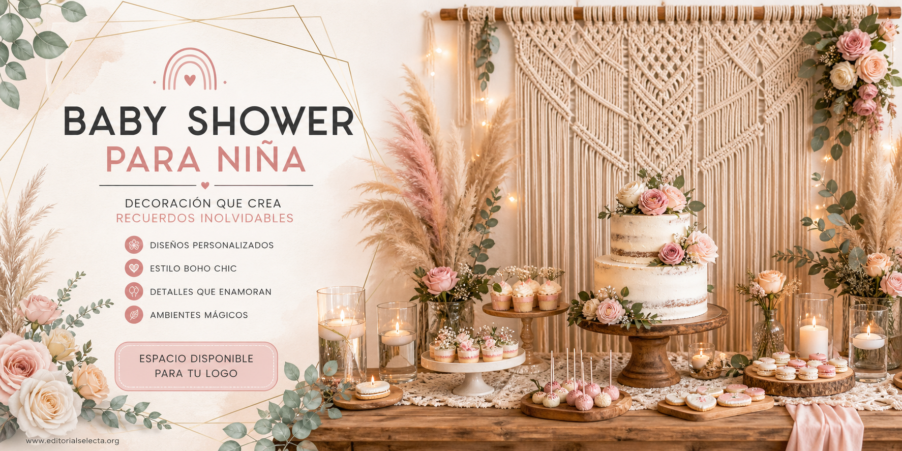 Banner Vinyl · Baby Shower 2' x 4'