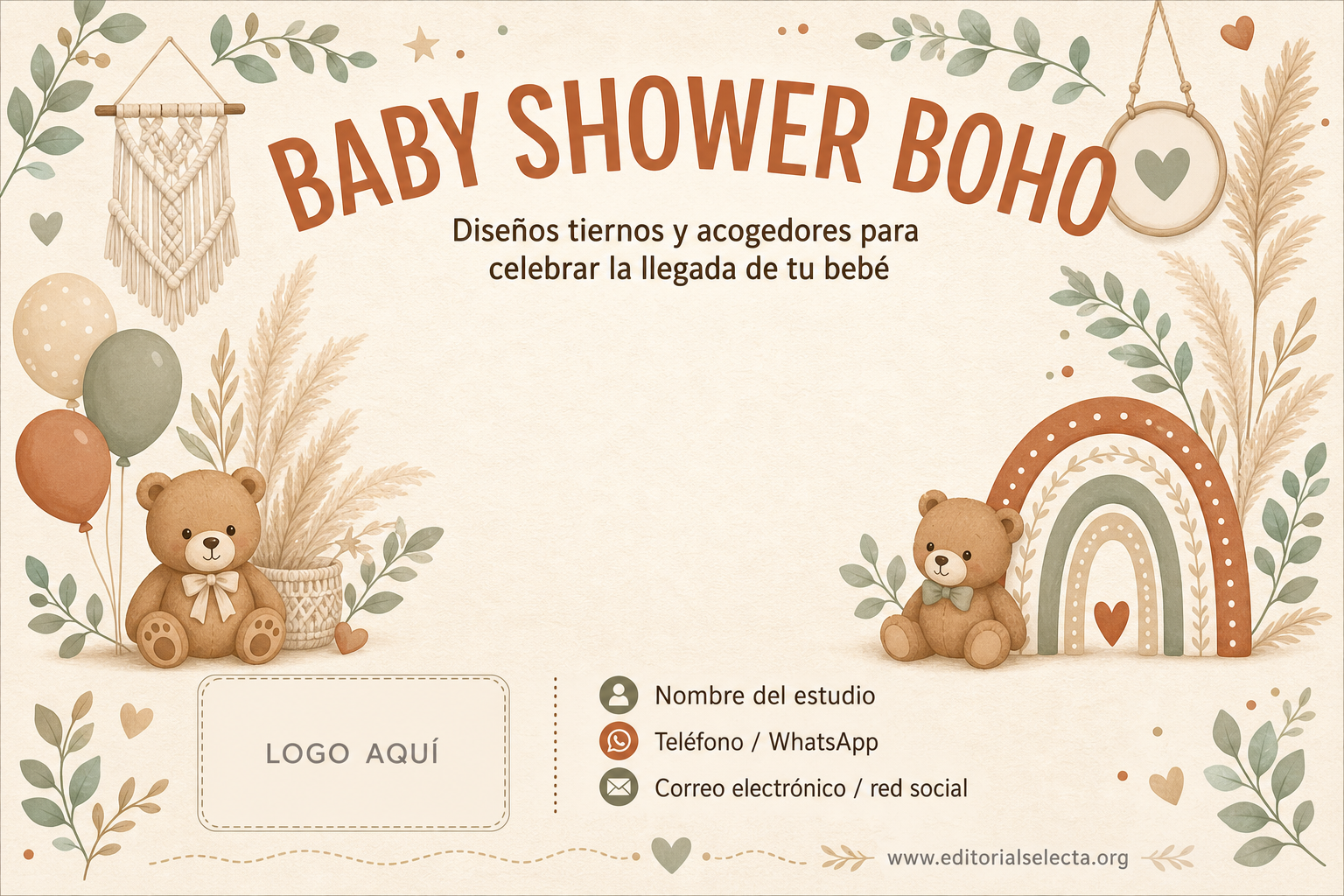 Postal 4x6 · Baby Shower (Frente)