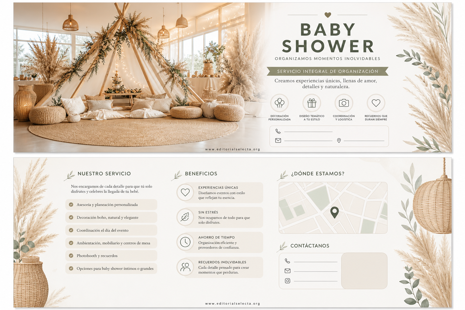 Postal 4x6 · Baby Shower (Frente) 2