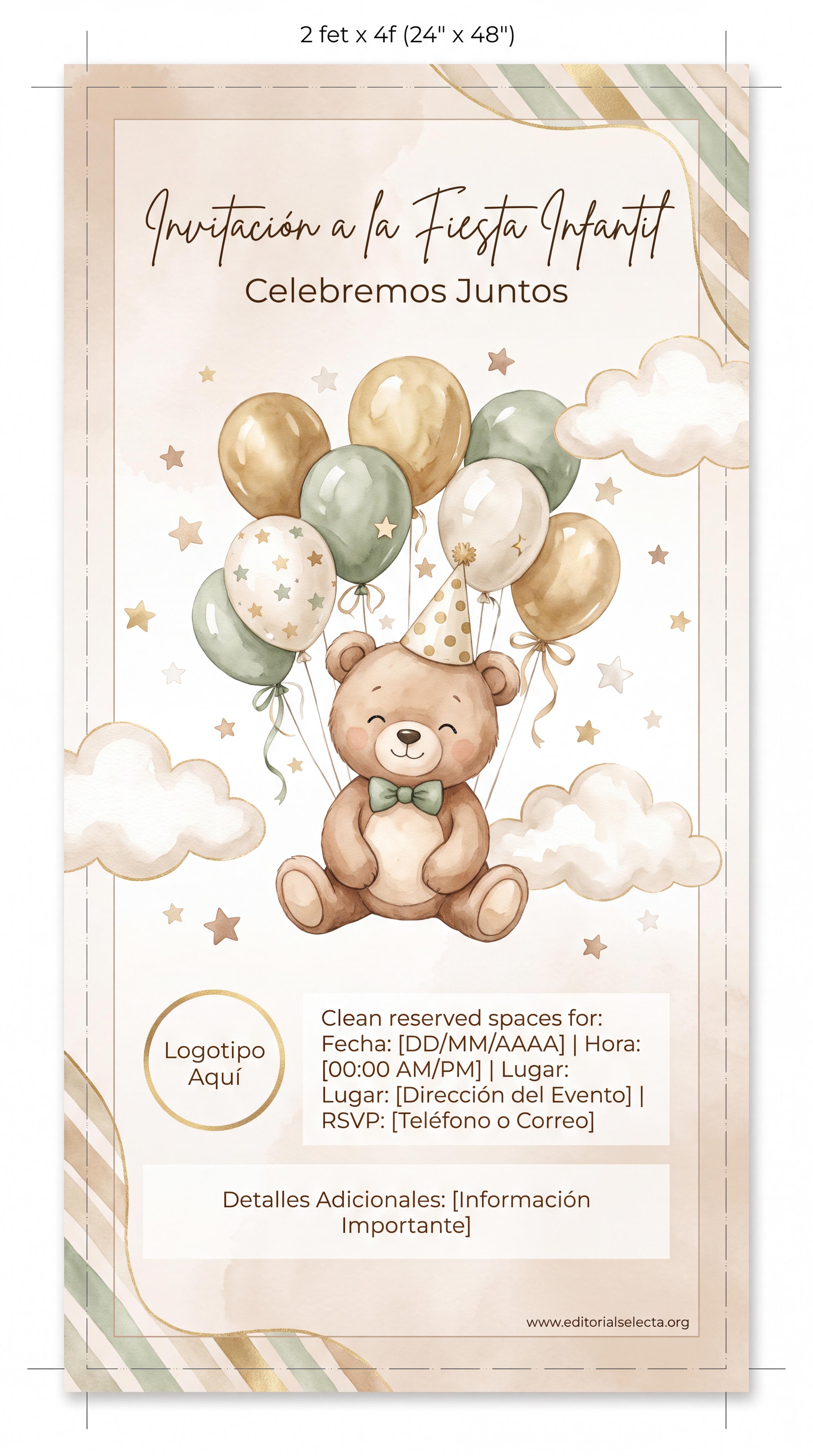 Banner Vinyl · Party 2' x 4'