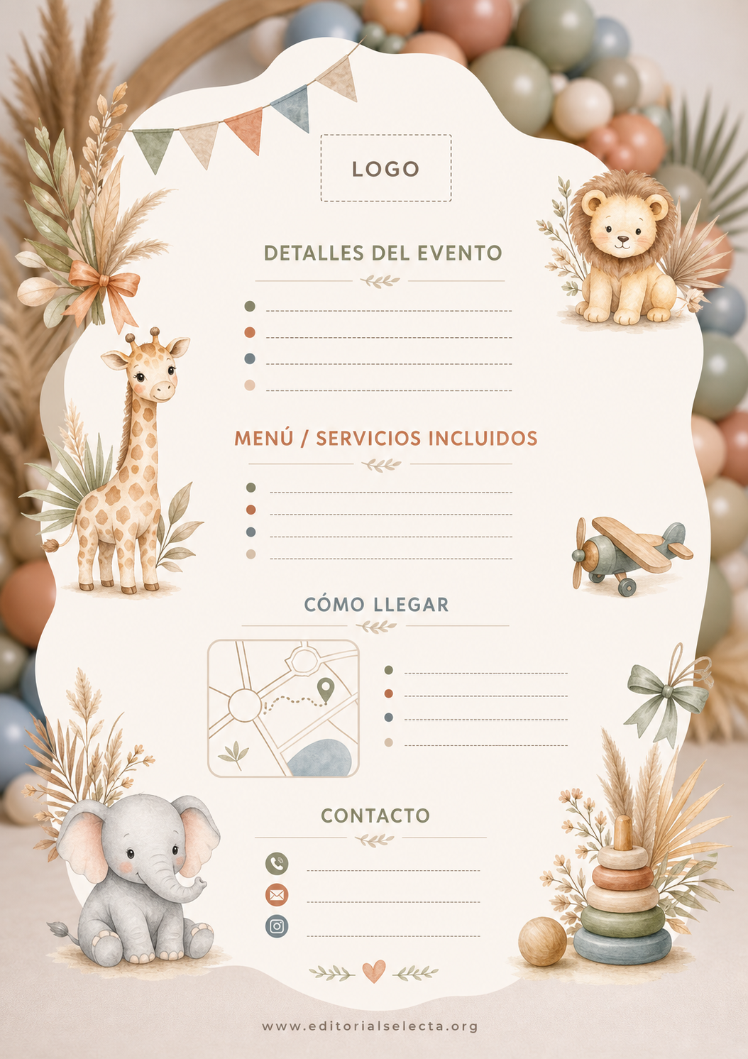 Invitación · Baby Shower (Frente) 2
