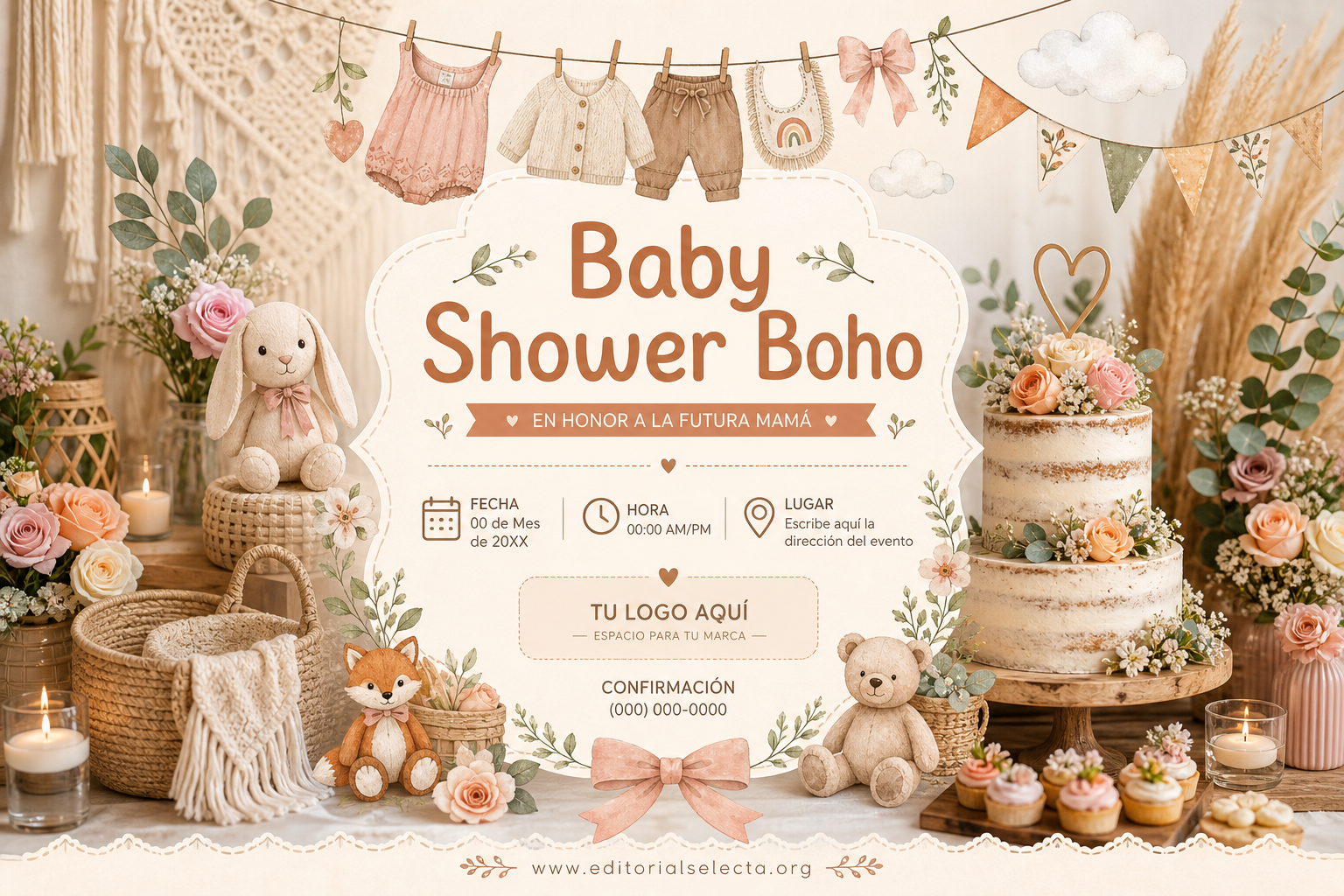 Postal 4x6 · Baby Shower (Frente)