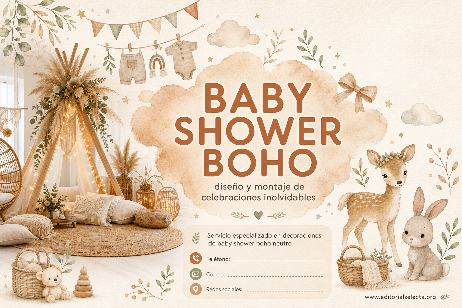 Postal 4x6 · Baby Shower (Frente)