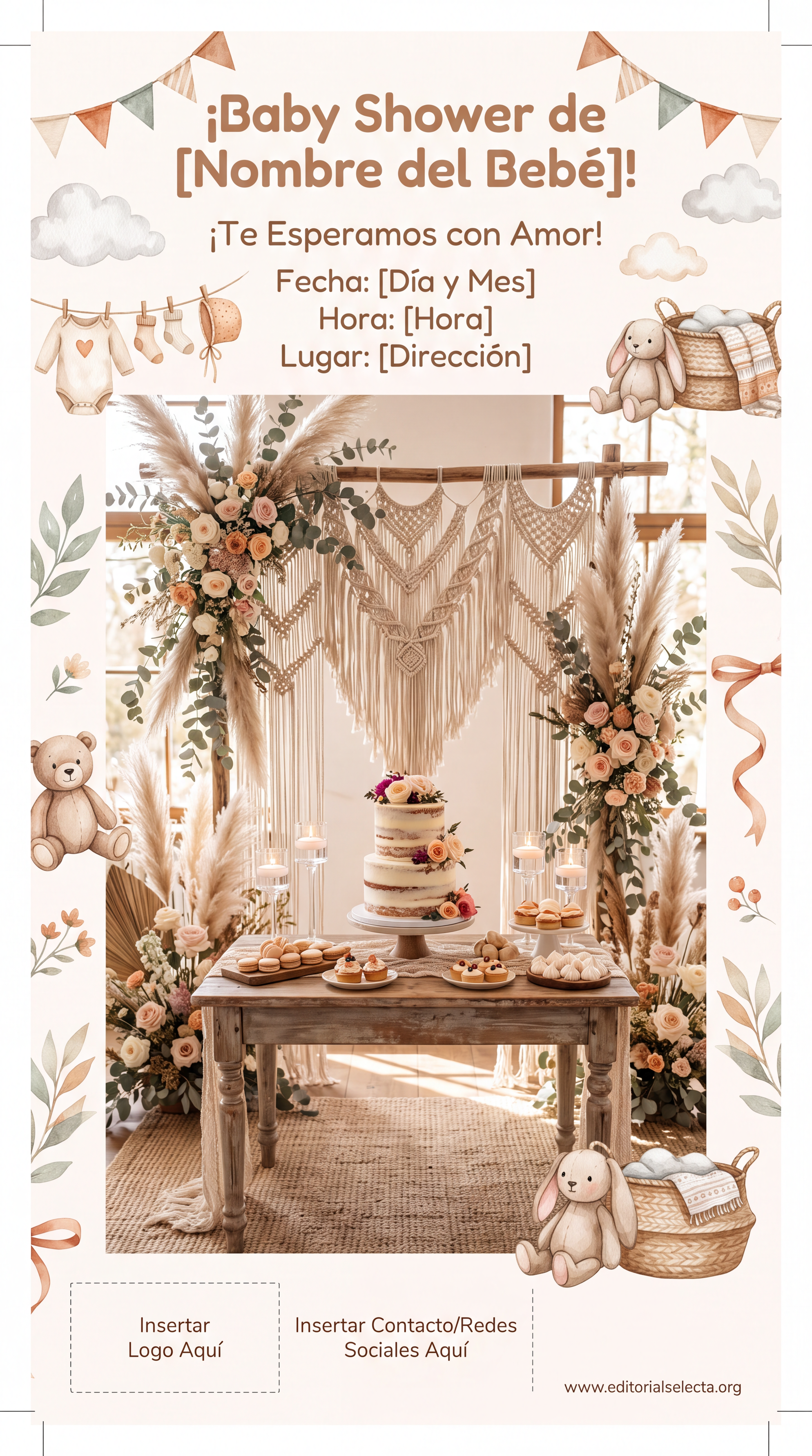 Banner Vinyl · Baby Shower 3' x 6'