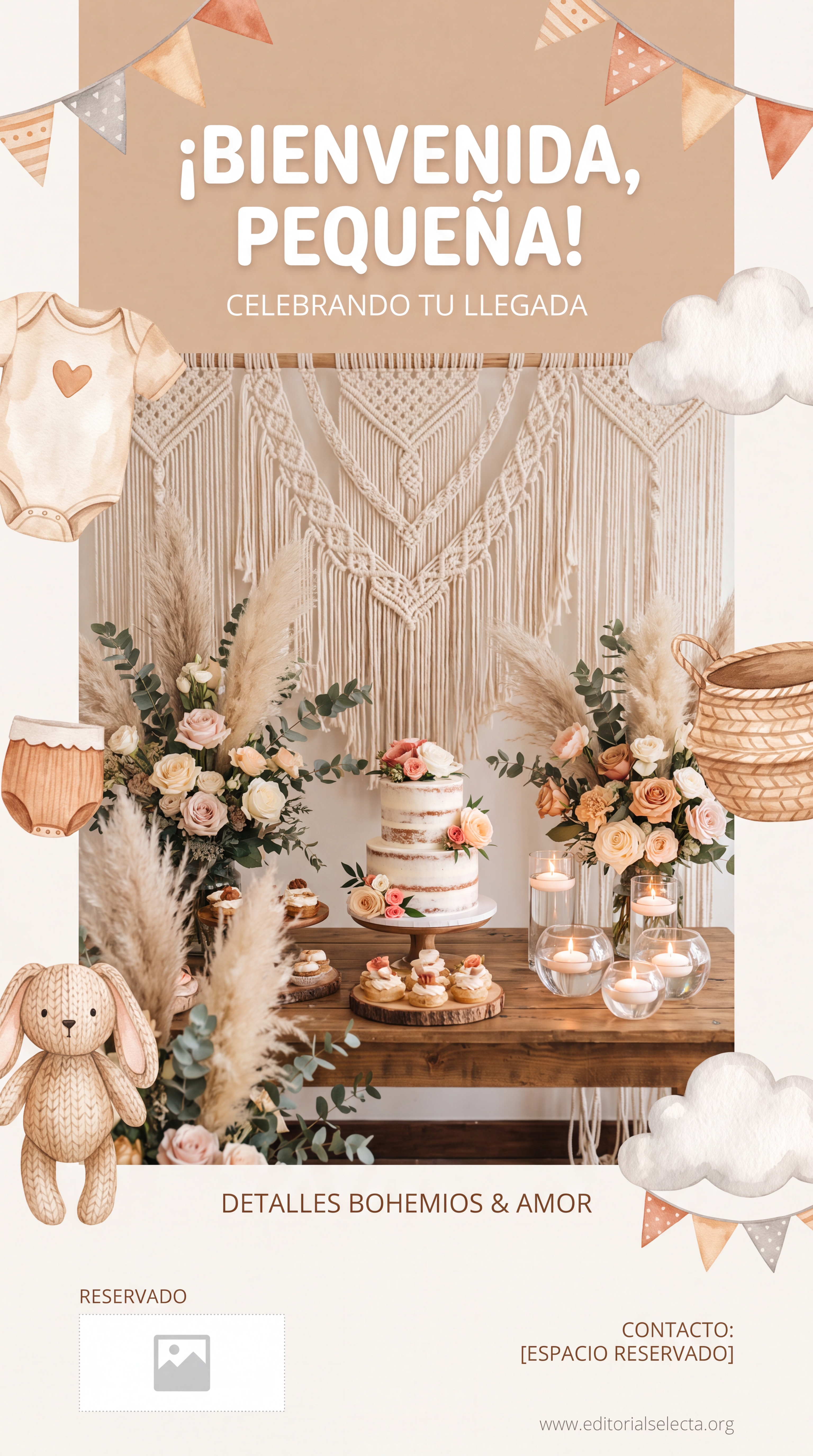 Banner Vinyl · Baby Shower 3' x 8'