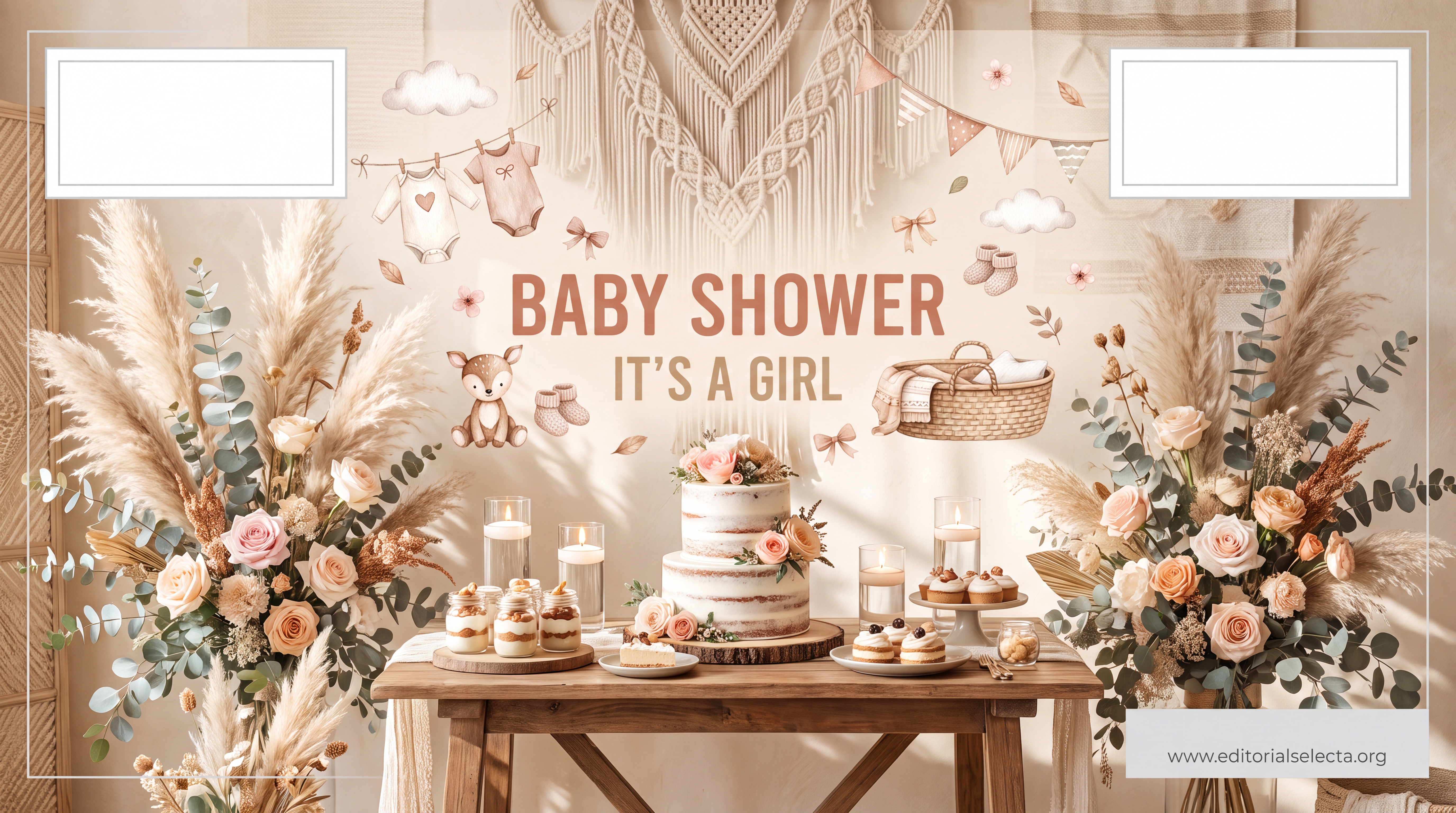 Banner Vinyl · Baby Shower 4' x 8'