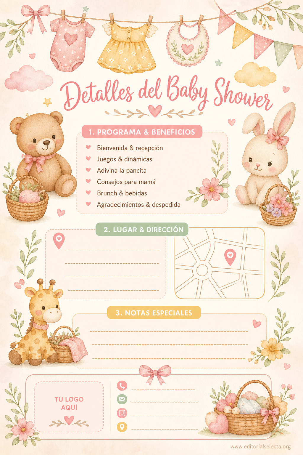 Invitación · Baby Shower (Frente) 2