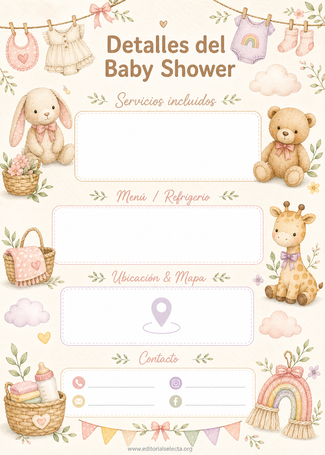 Invitación · Baby Shower (Frente) 2