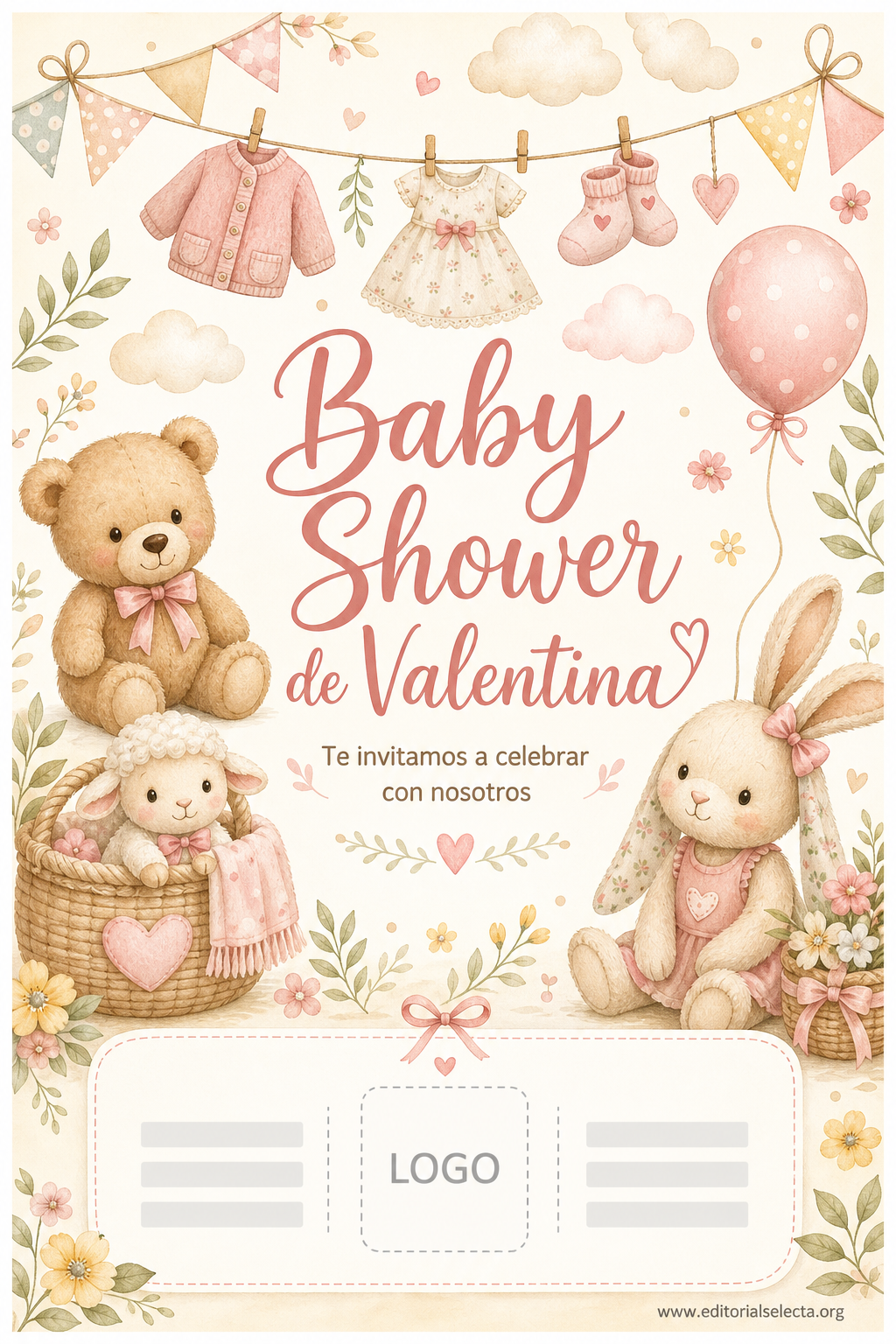 Postal 4x6 · Baby Shower (Frente)