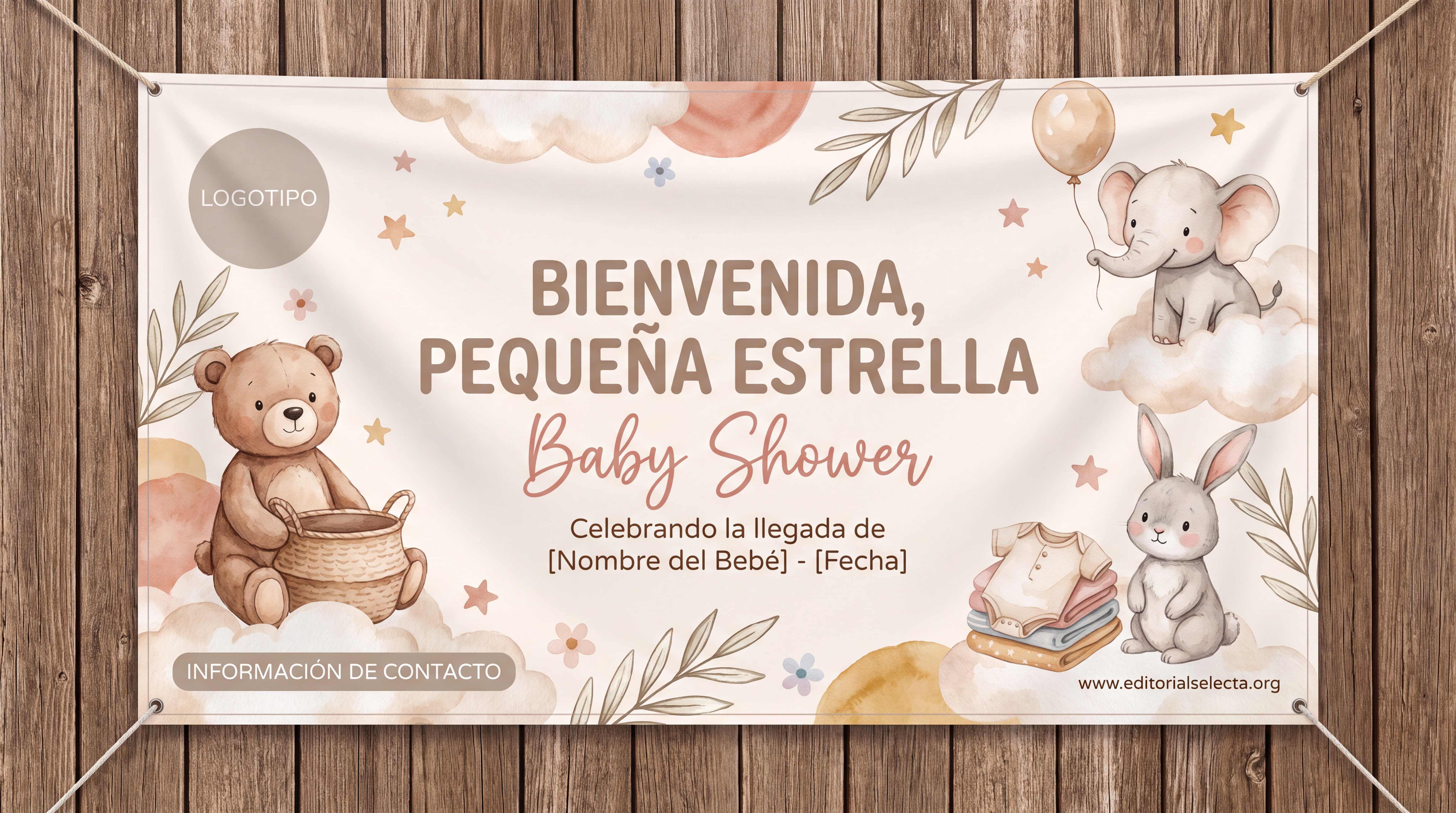 Banner Vinyl · Baby Shower 4' x 8'