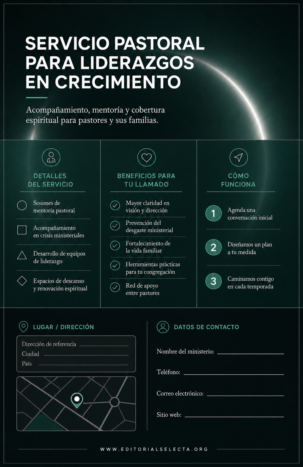 Flyer Media Carta · Pastores (Frente) 2