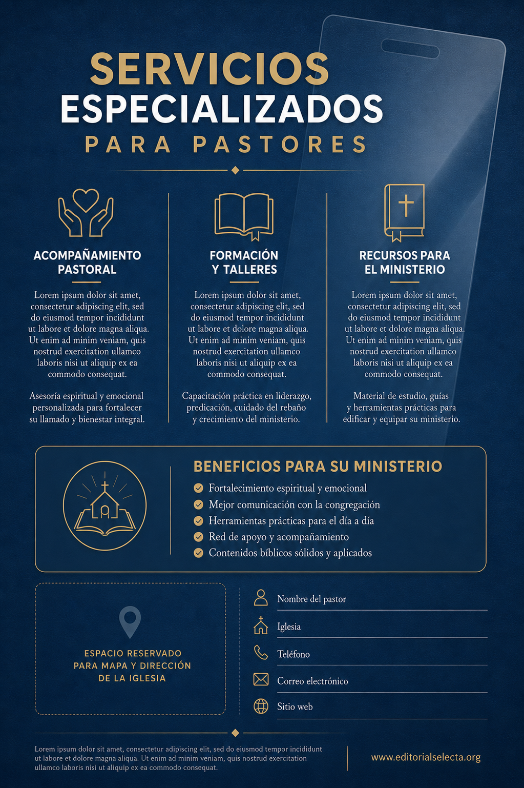 Flyer Media Carta · Pastores (Frente) 2