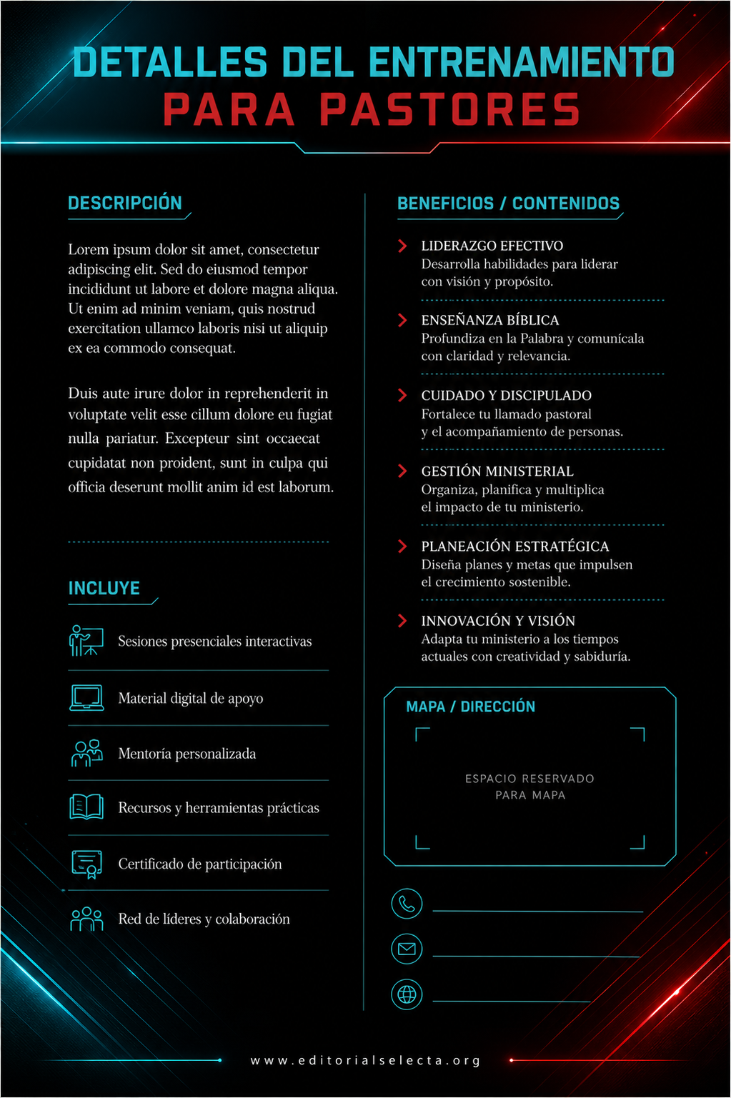 Flyer Media Carta · Pastores (Frente) 2