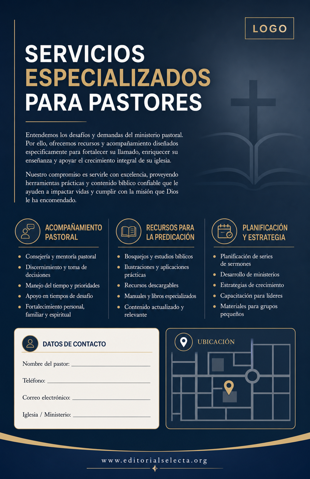Flyer Media Carta · Pastores (Frente) 2