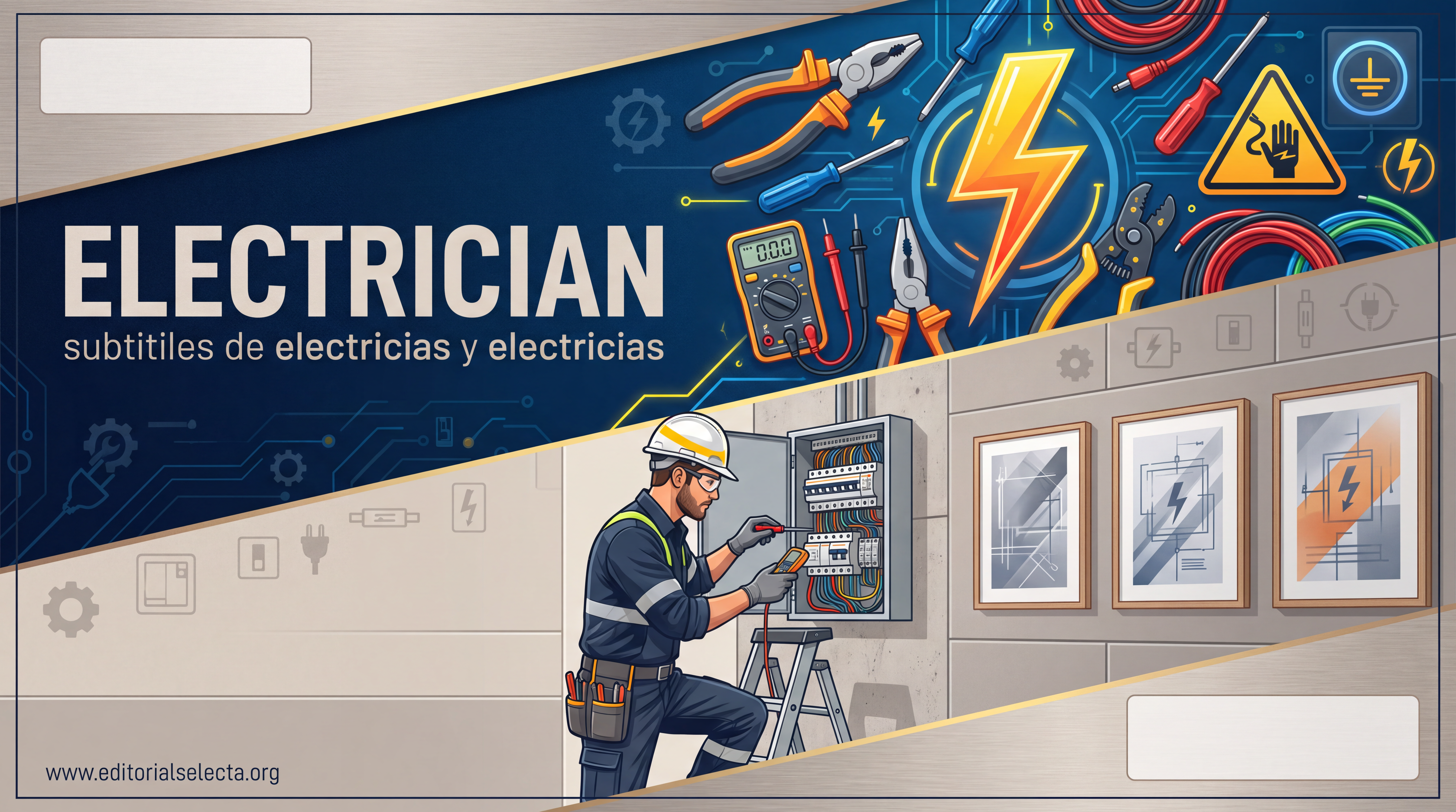 Banner Vinyl · Electricistas 2' x 6'