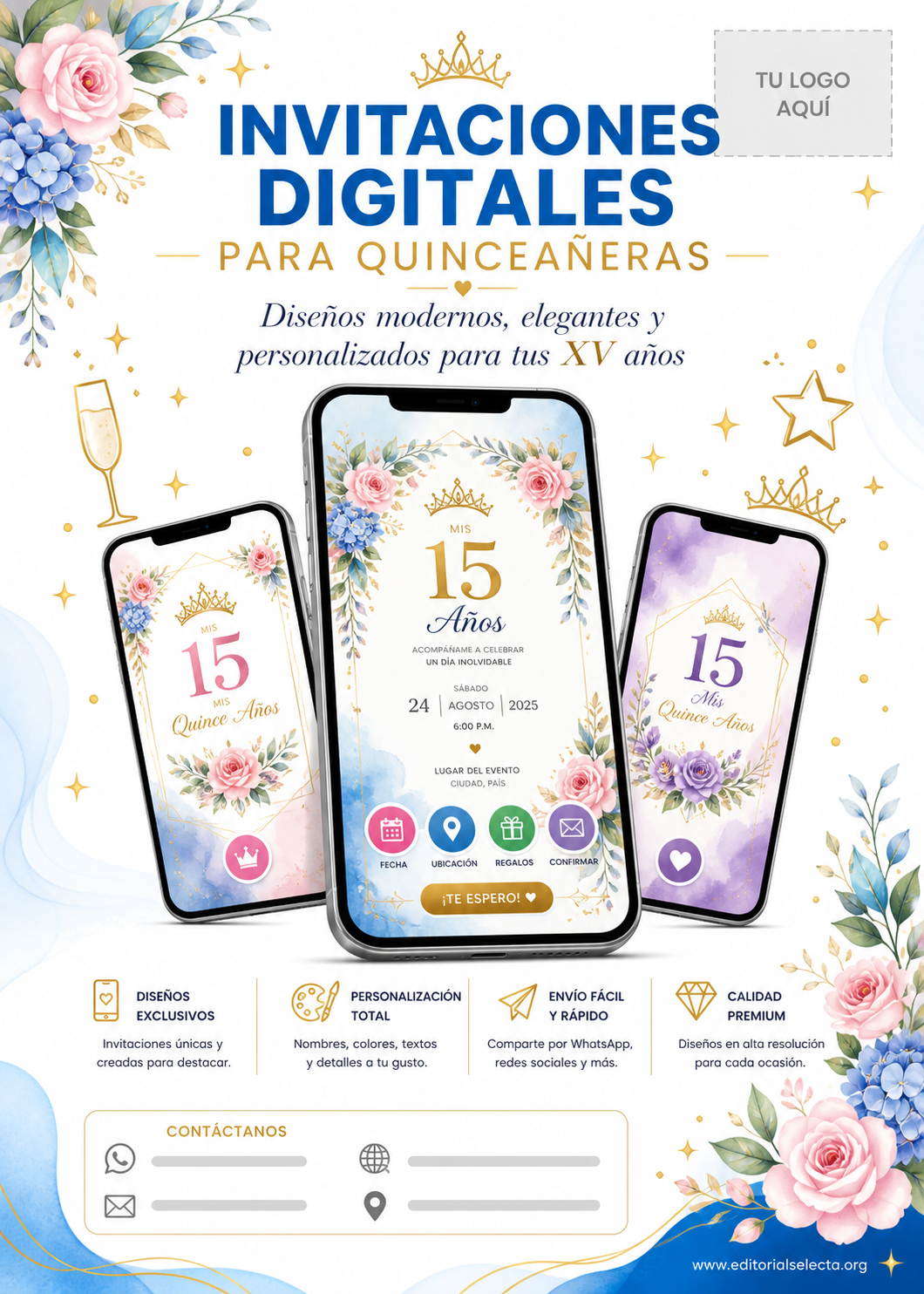 Invitación · Quinceañeras (Reverso) 2