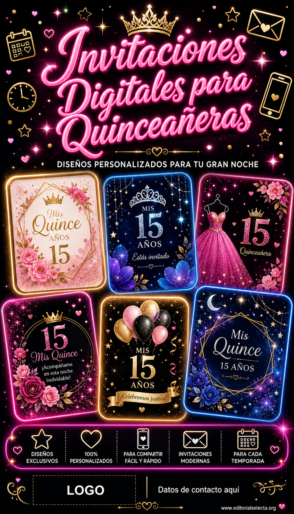 Invitación · Quinceañeras (Reverso) 2