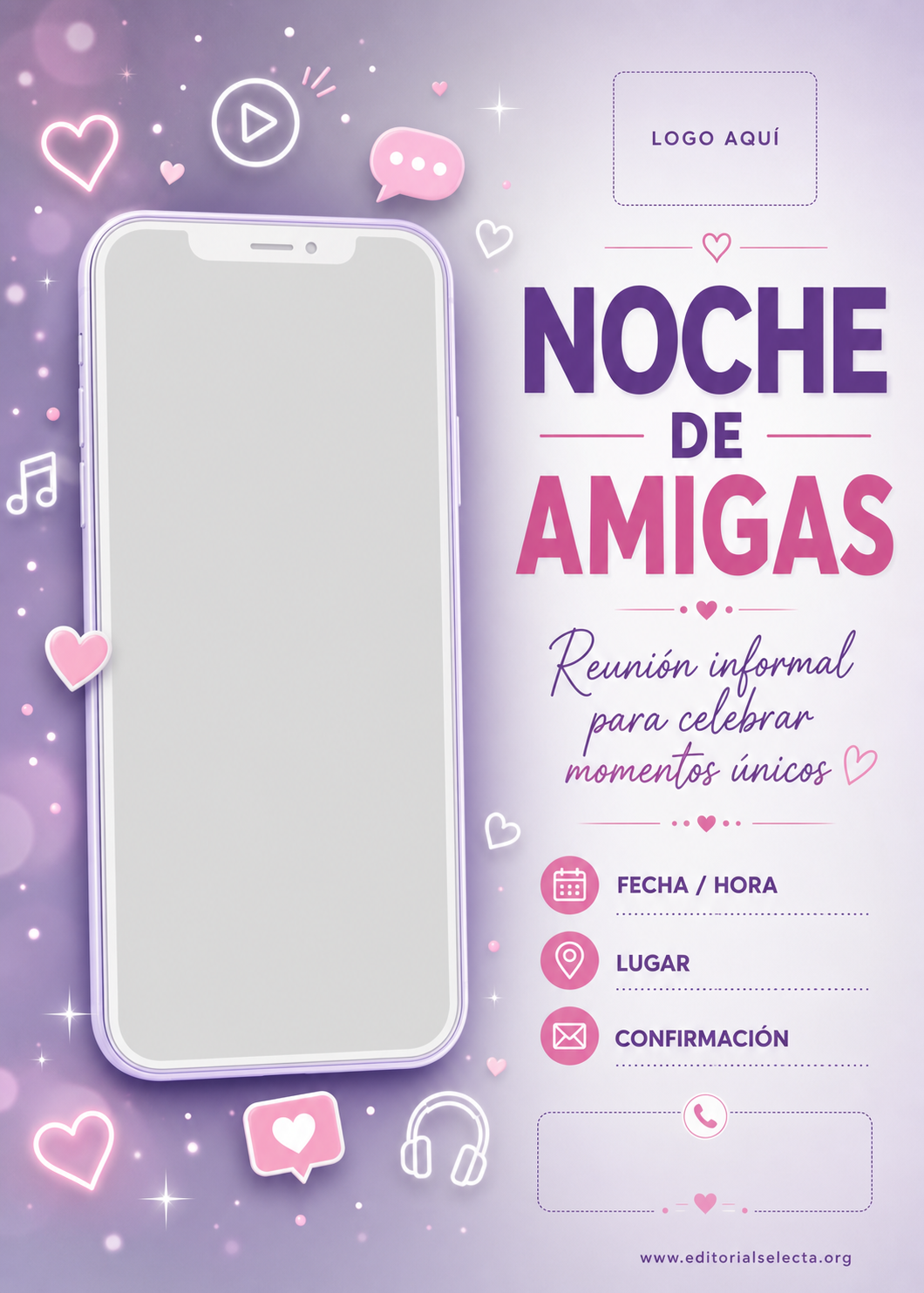 Invitación · Reuniones informales (Reverso) 2