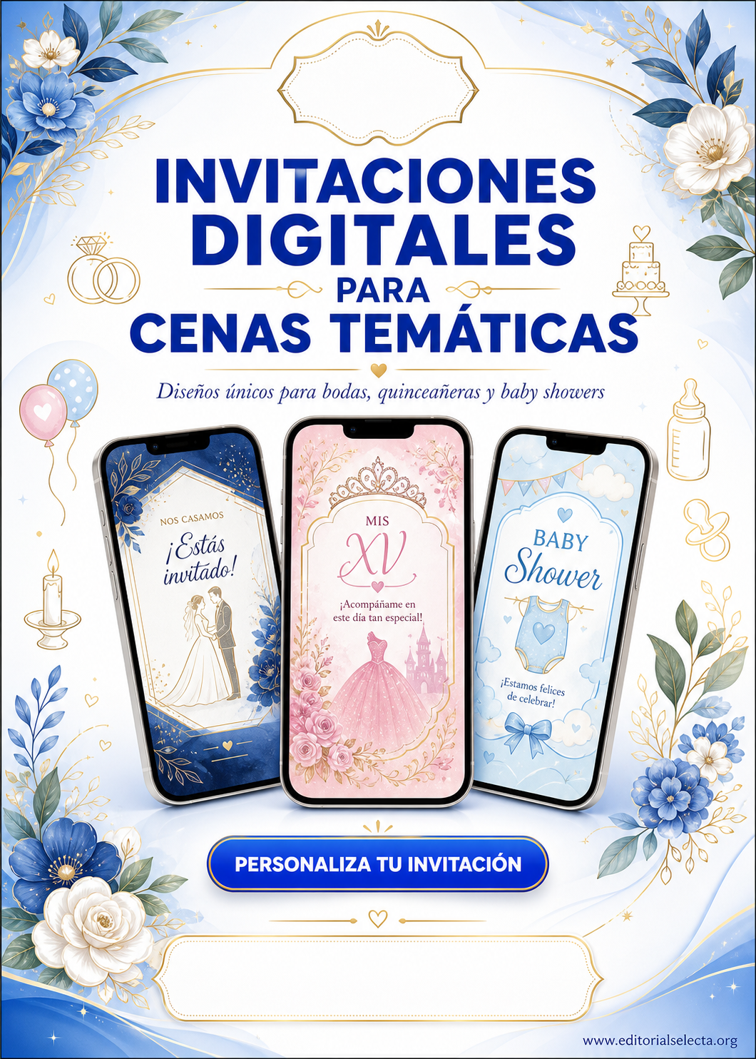 Invitación · Cenas temáticas (Reverso) 2