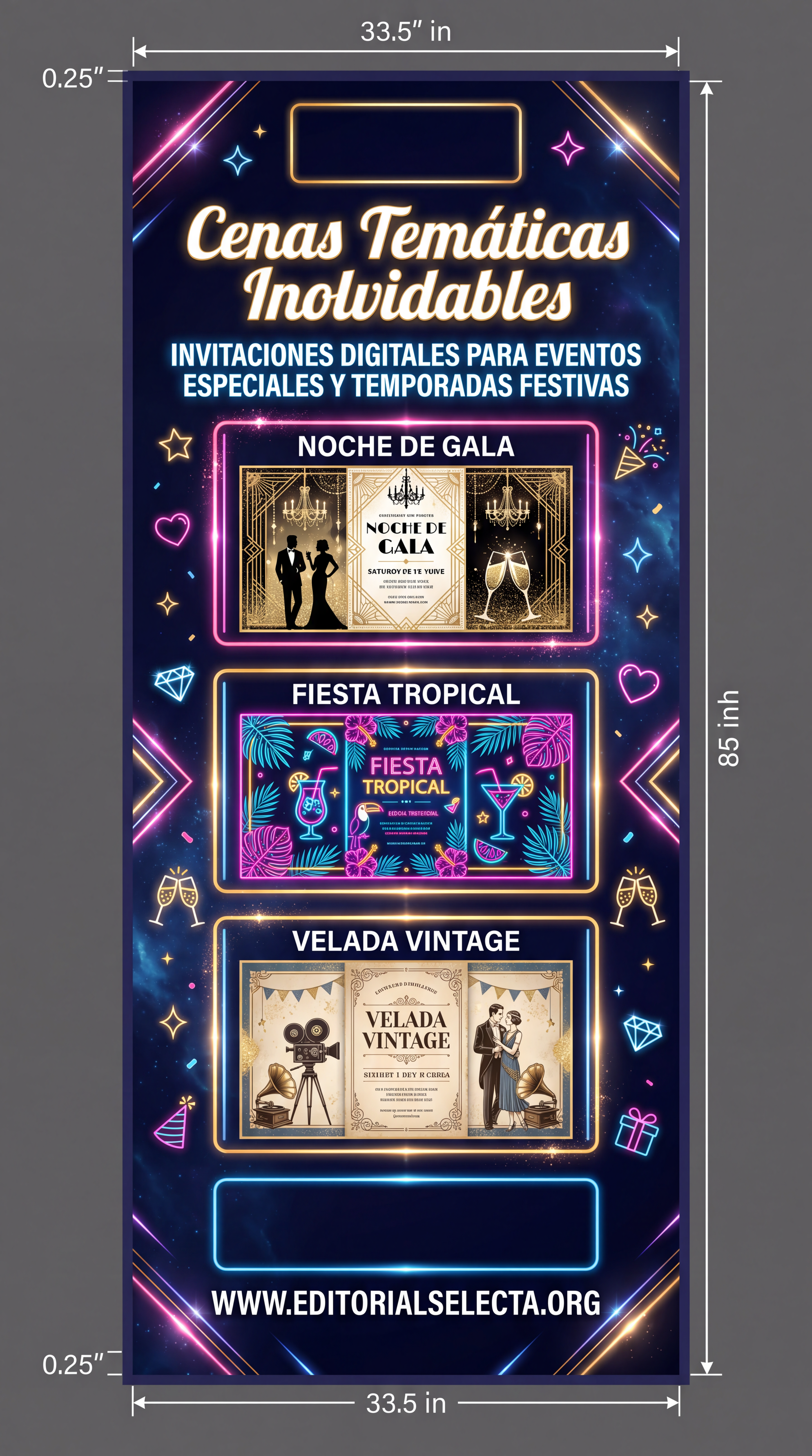 Banner Retráctil (Roll-Up) · Cenas temáticas
