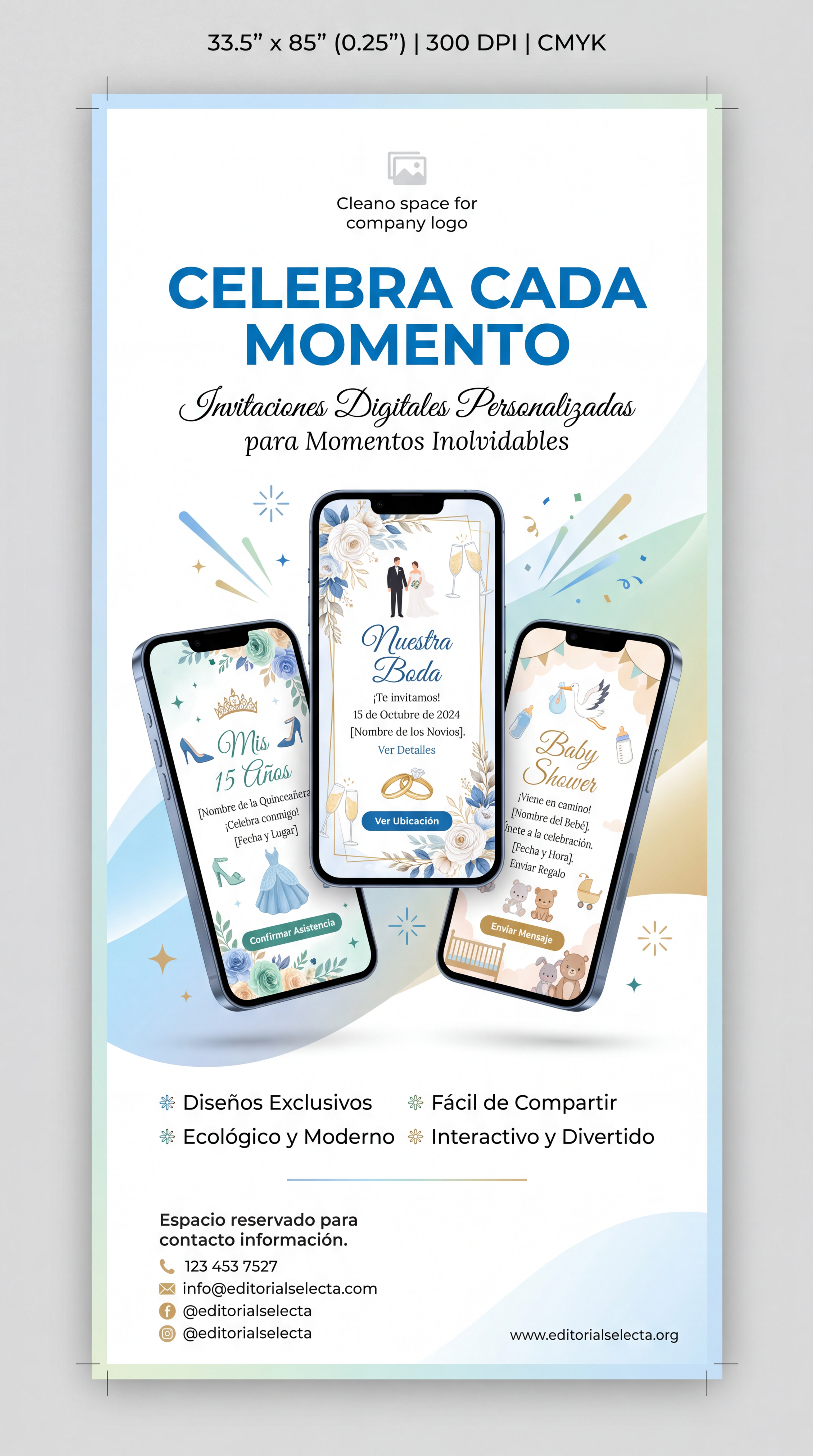 Banner Retráctil (Roll-Up) · Cumpleaños