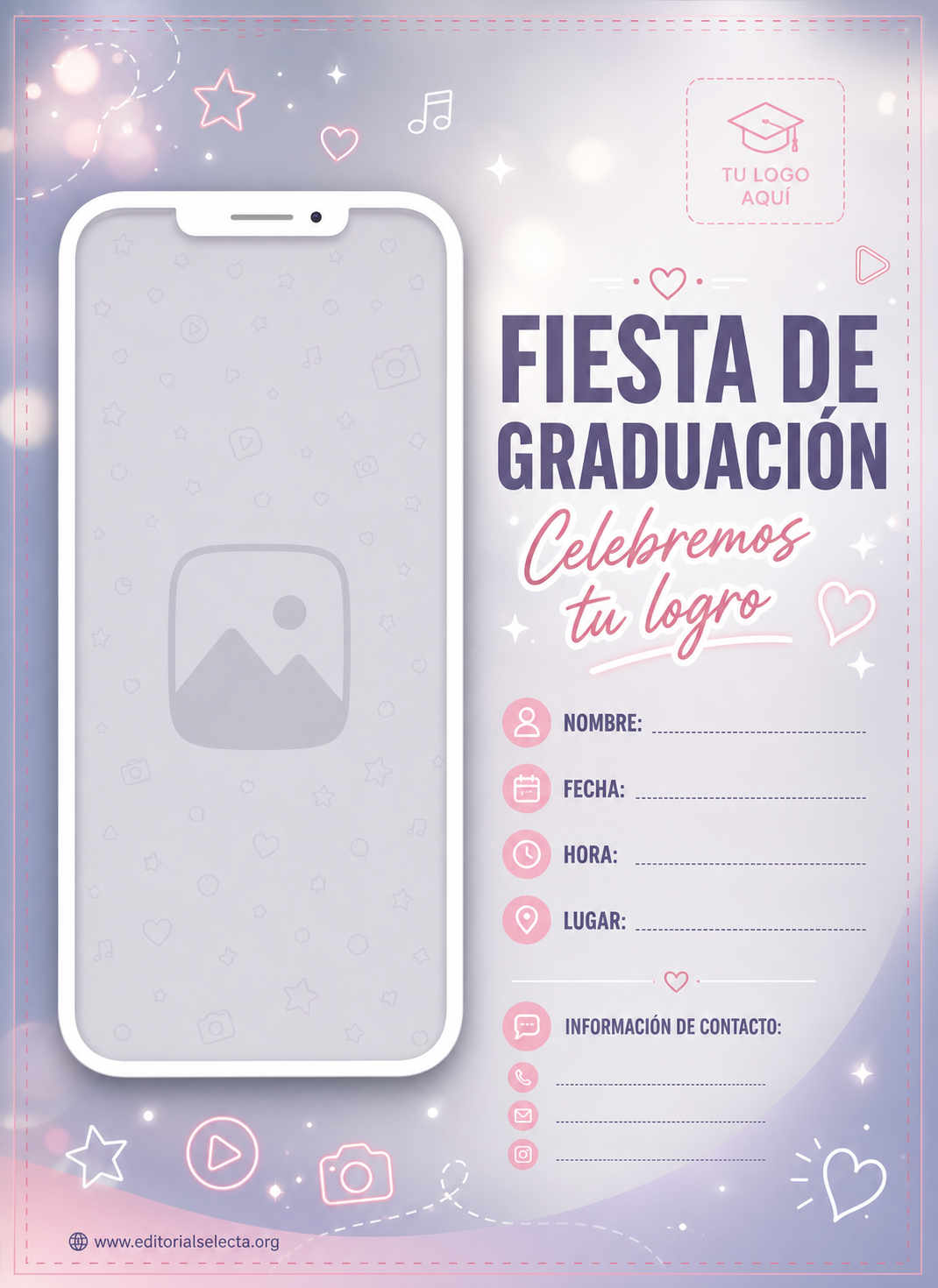 Invitación · Graduaciones (Reverso) 2