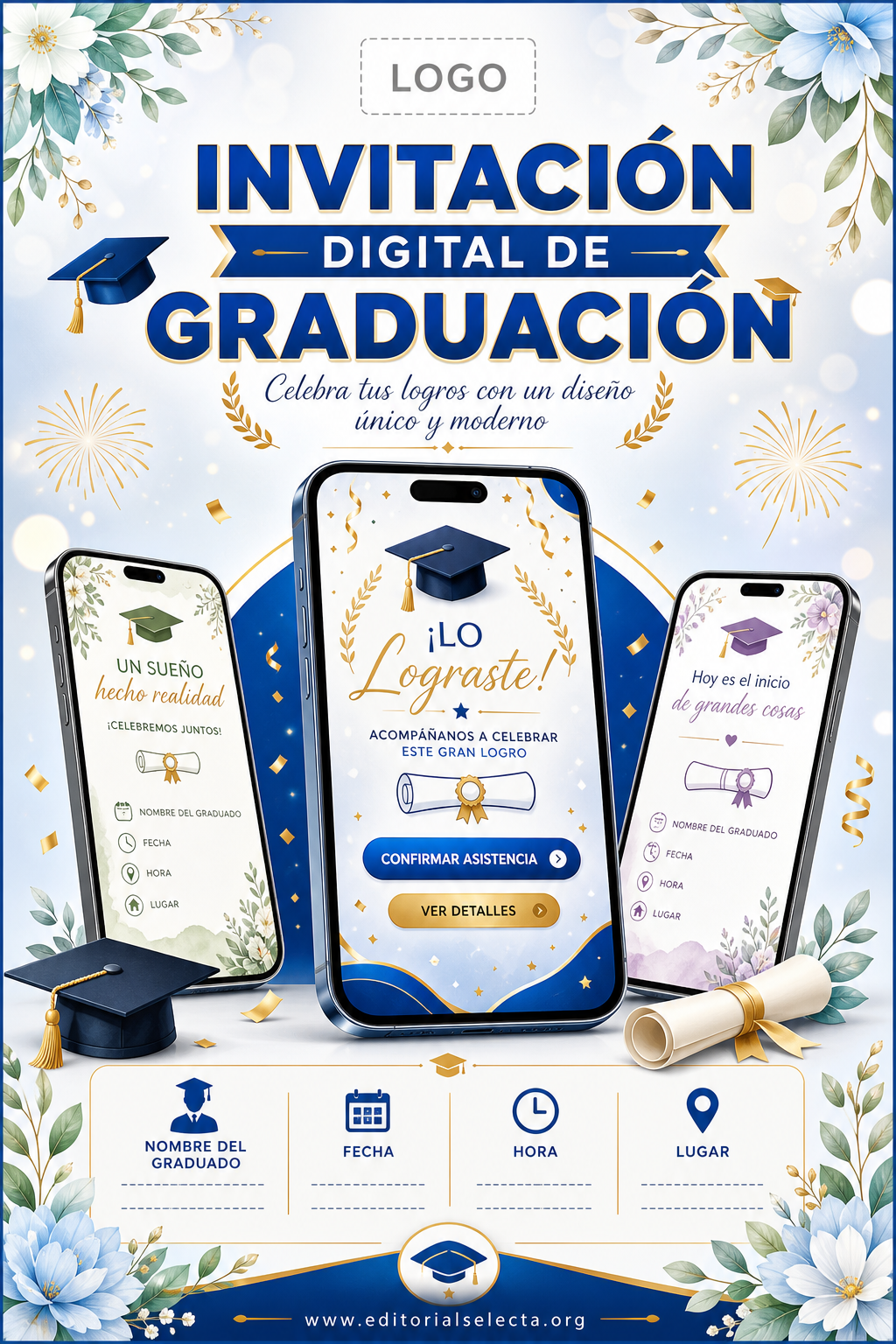 Invitación · Graduaciones (Reverso) 2