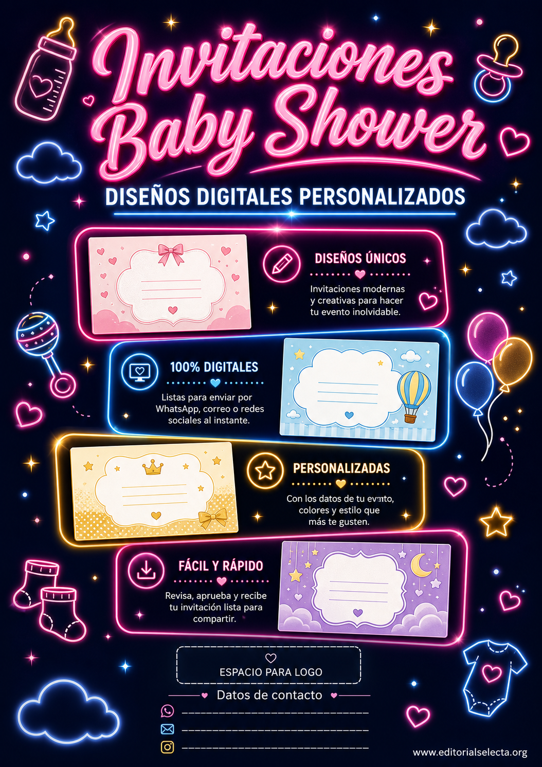 Invitación · Baby Shower (Reverso) 2