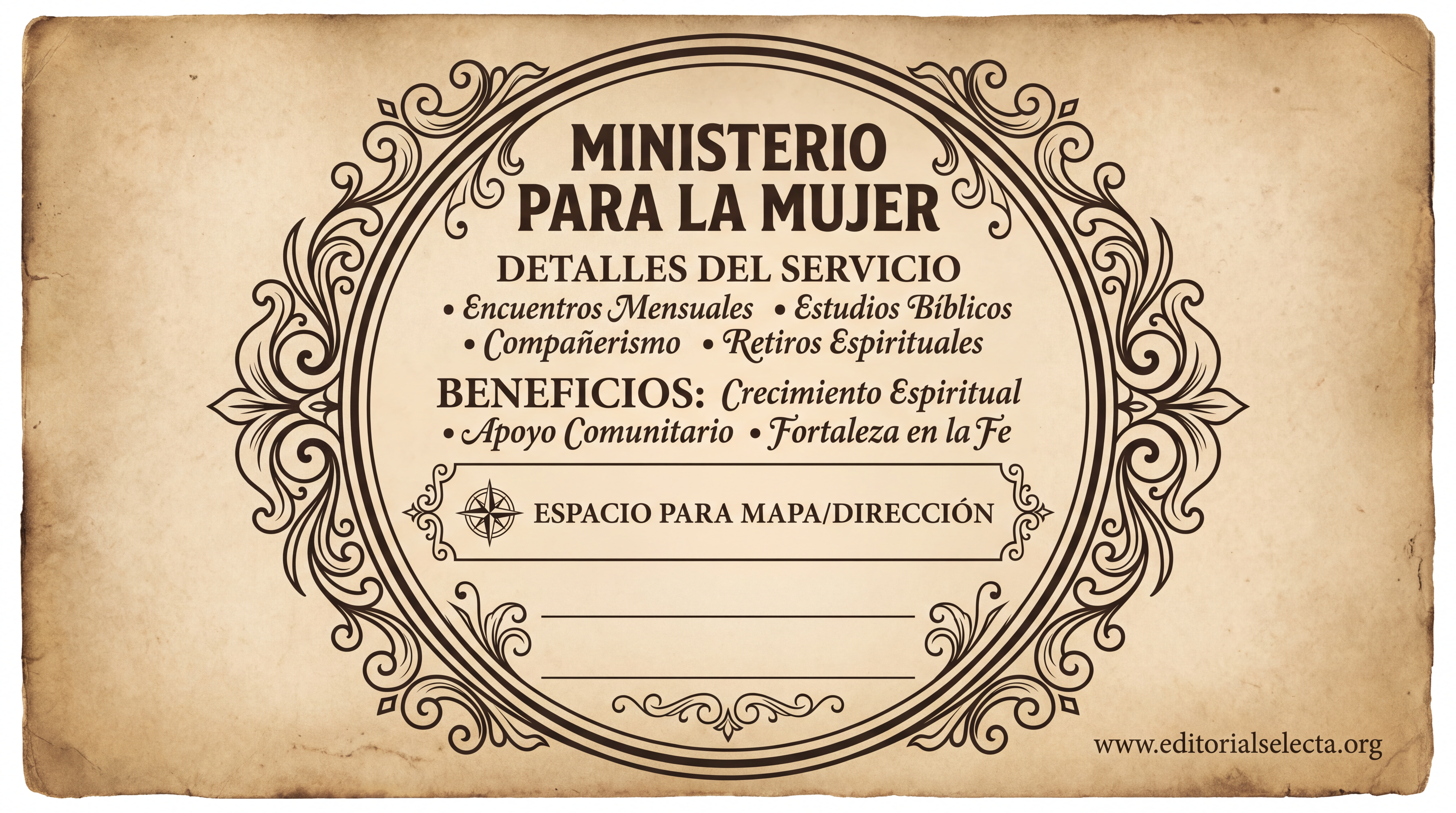 Tarjeta de Presentación Estándar · Religión (Frente) 2
