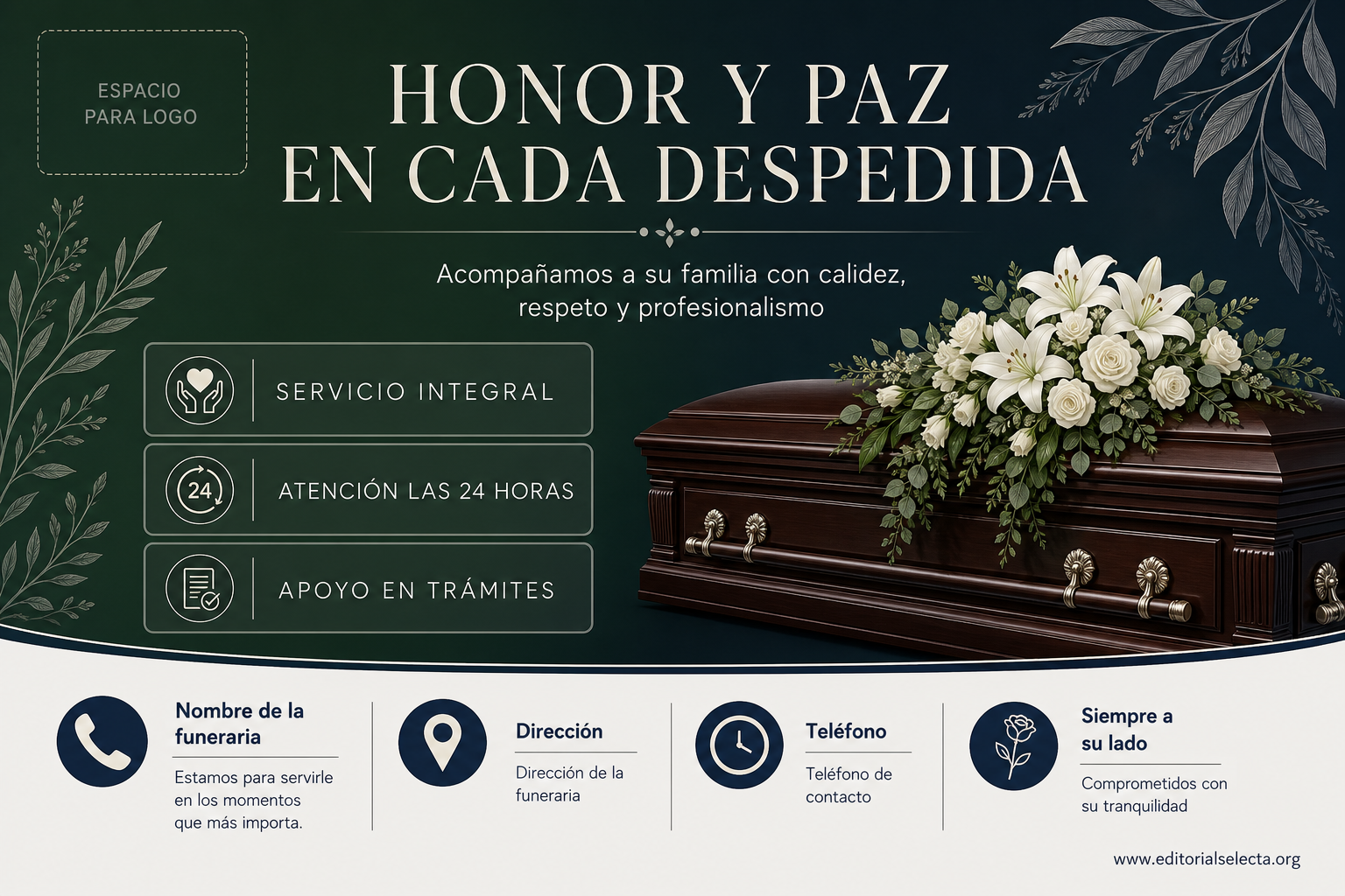Postal 4x6 · Funeraria (Reverso) 2