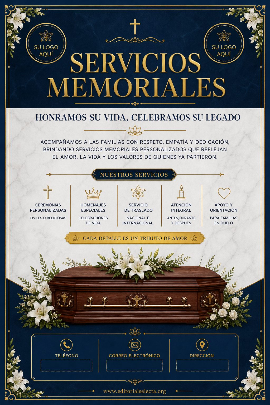 Postal 4x6 · Servicios memoriales (Reverso) 2
