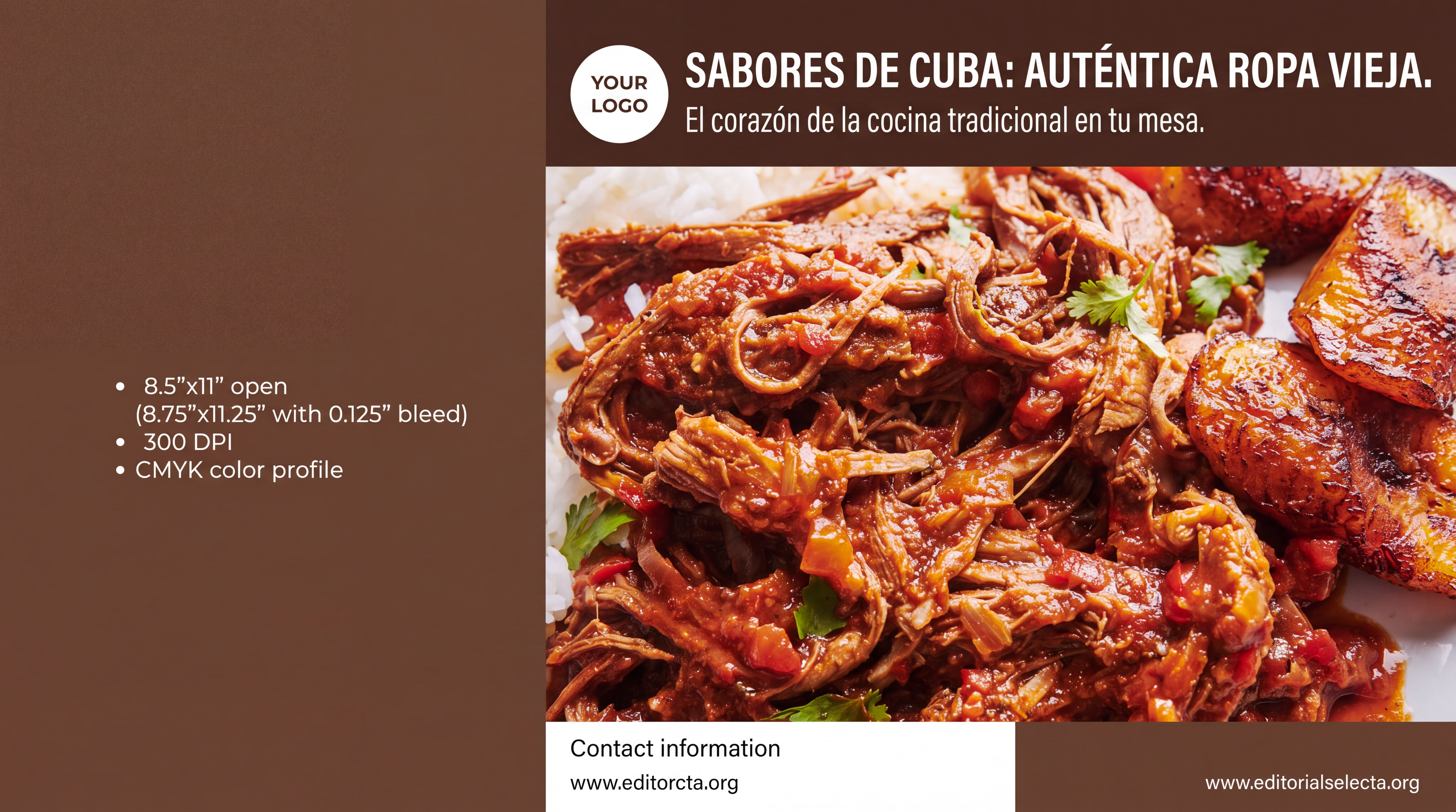 Brochure Tríptico · Cuba (Reverso) 2