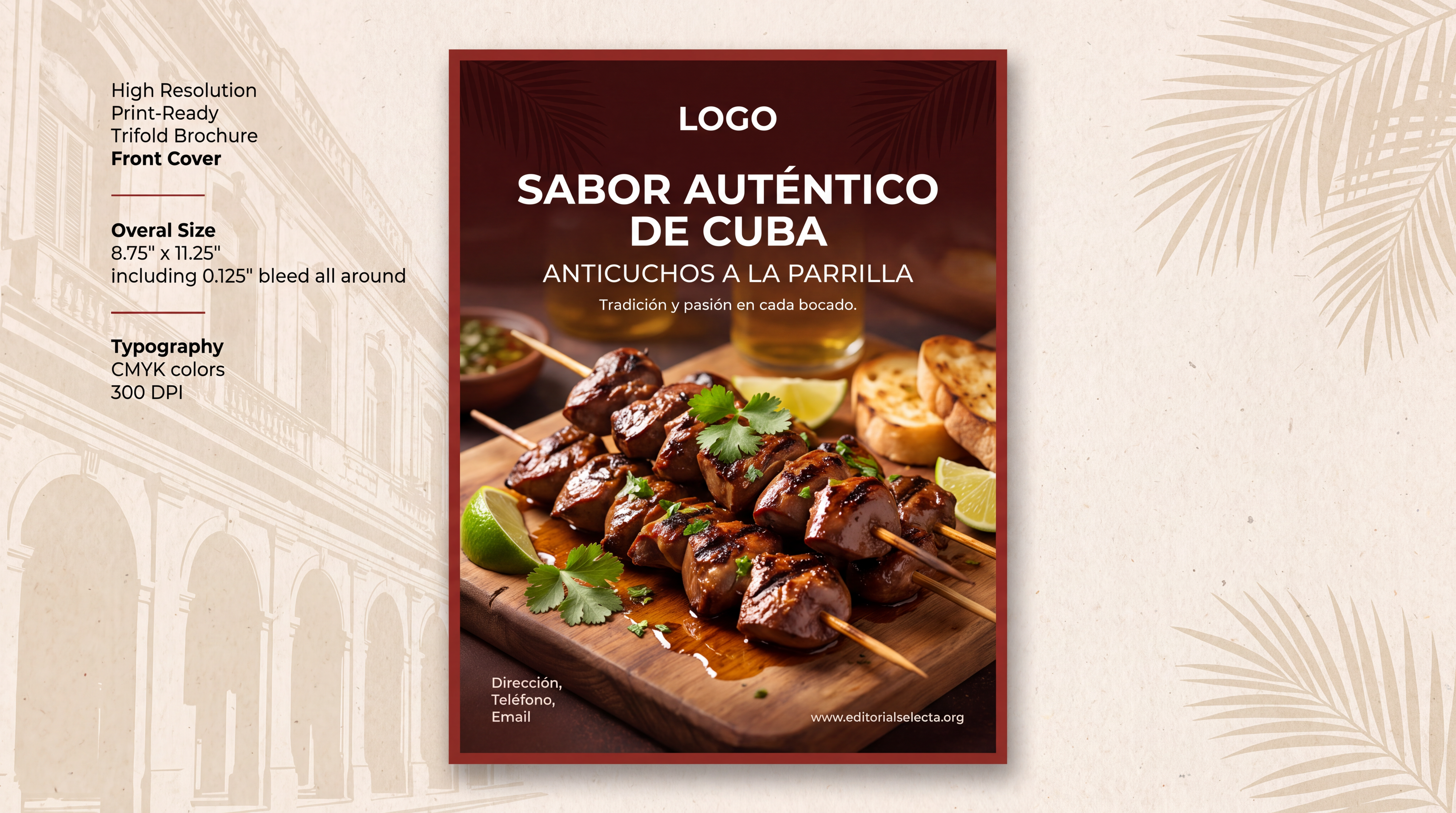 Brochure Tríptico · Cuba (Reverso) 2