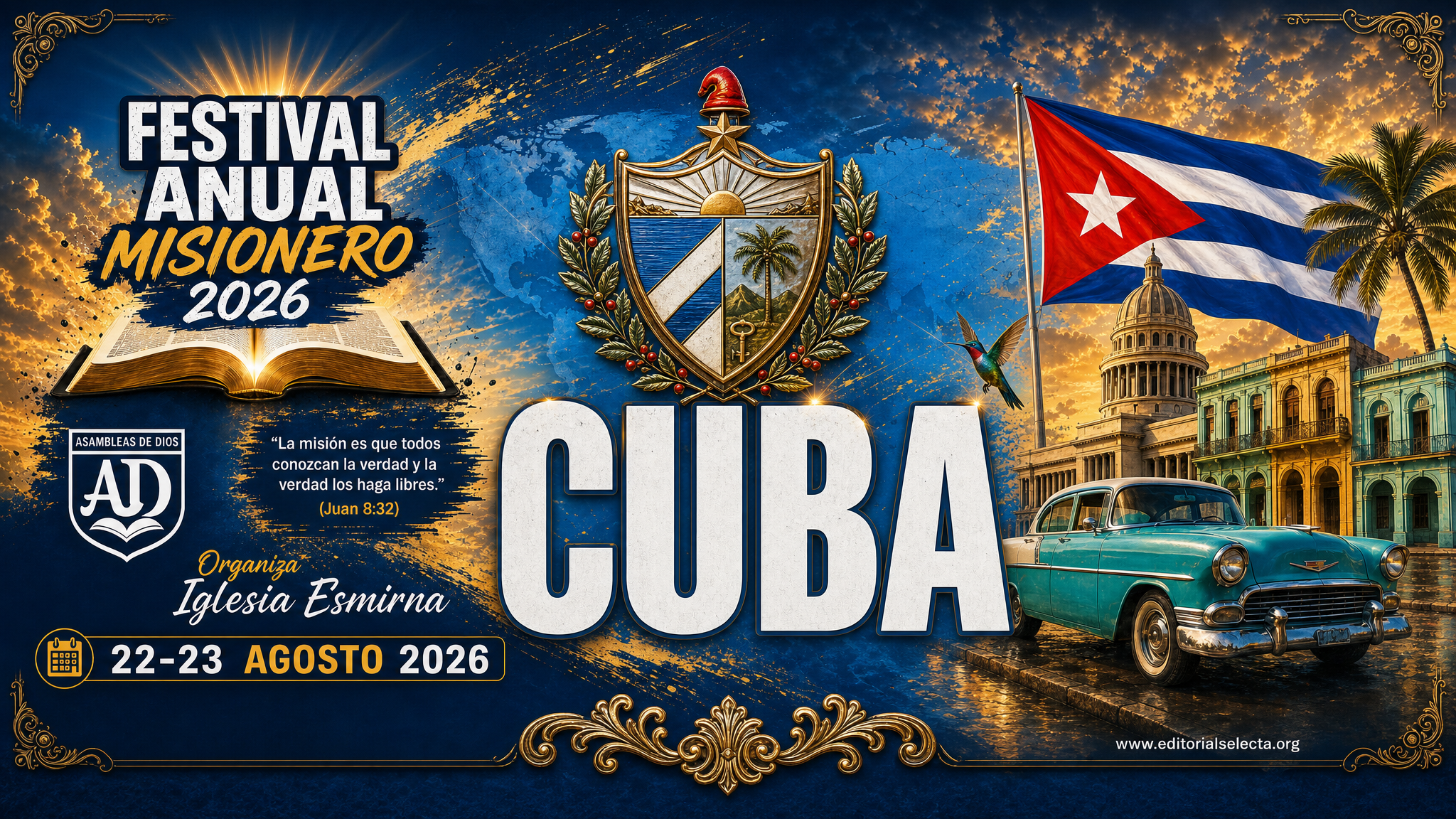 Cuba Taza 15oz Oficial FAM2026