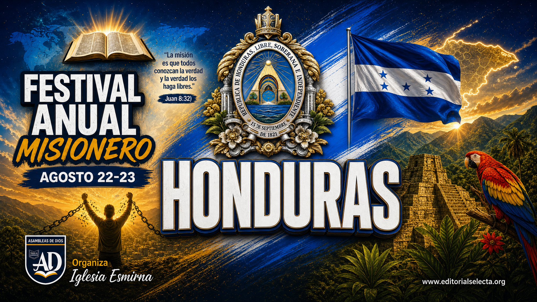 Honduras Taza 15oz Oficial FAM2026